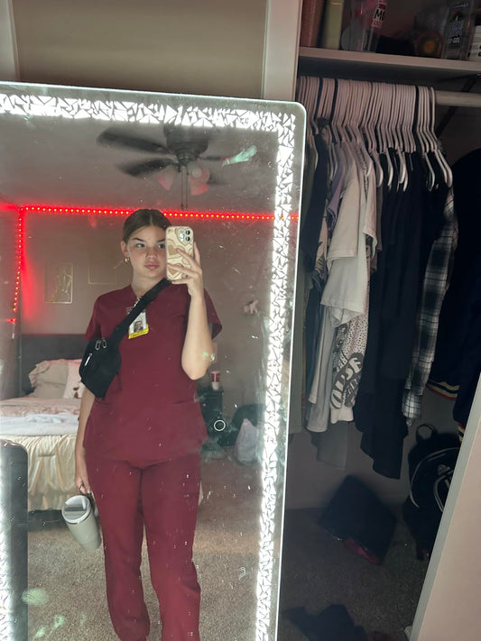 What color scrubs are most professional?