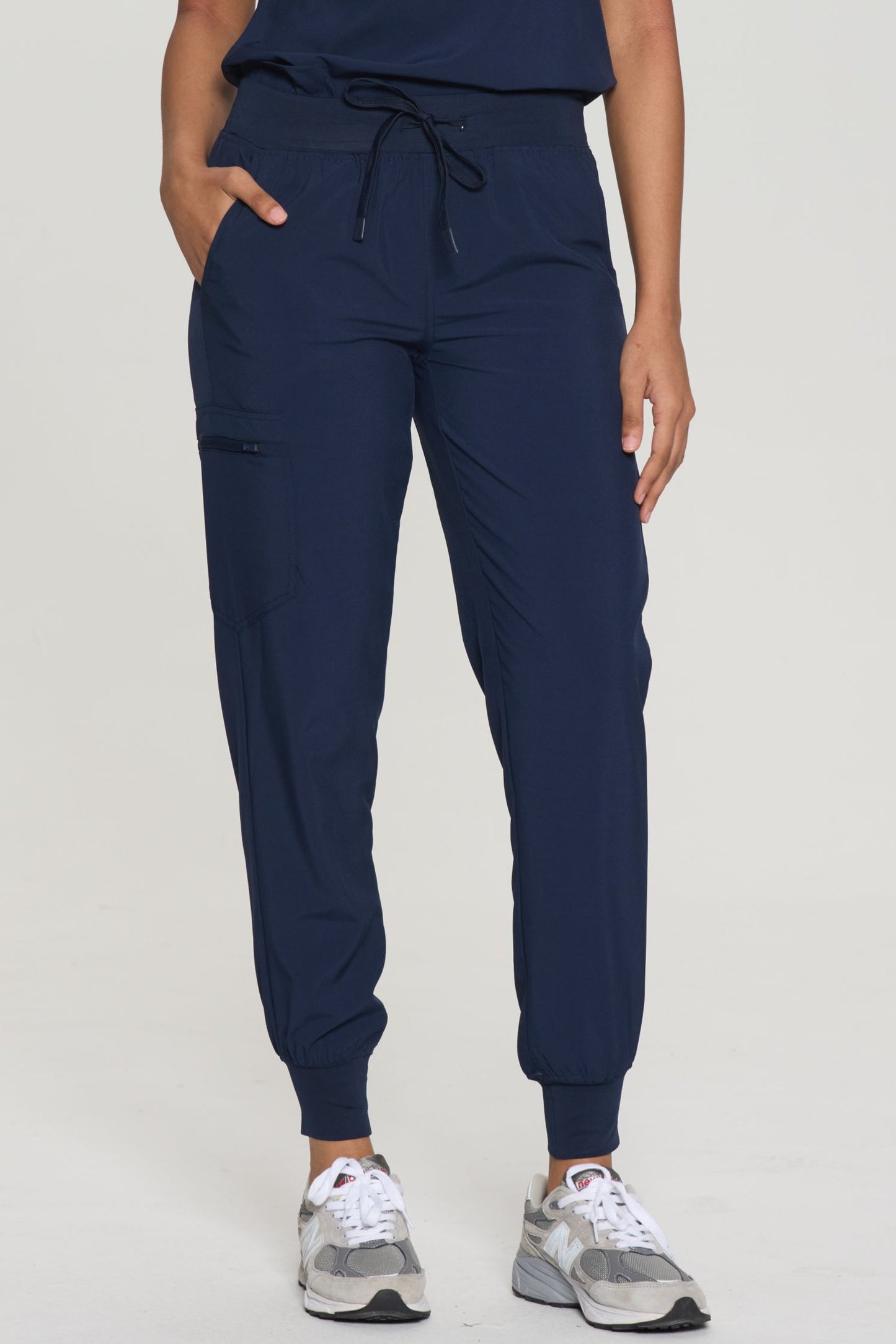 COZYFIT Slim Fit Jogger Scrubs Pants for Women with 5 pockets