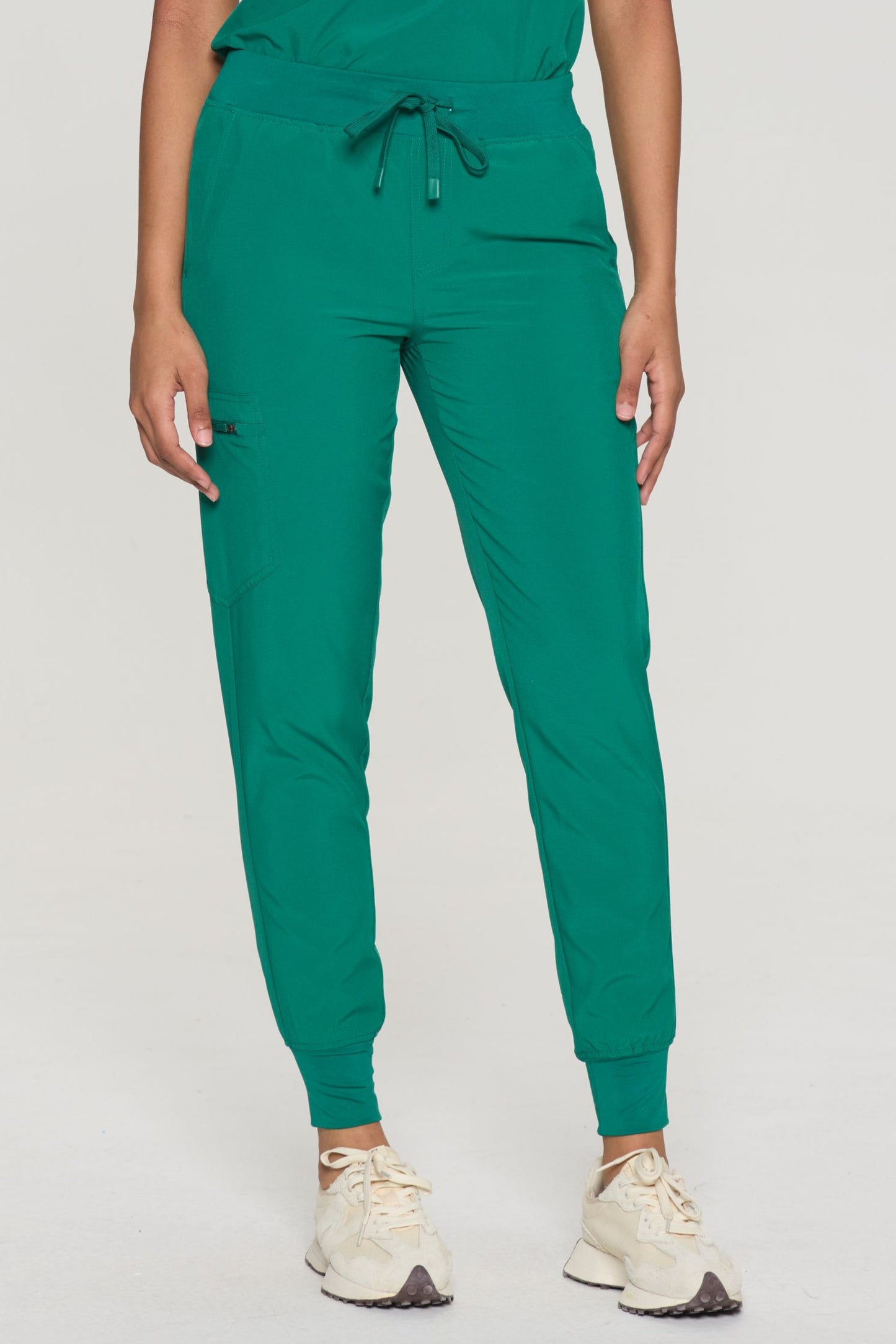 COZYFIT Slim Fit Jogger Scrubs Pants for Women with 5 pockets