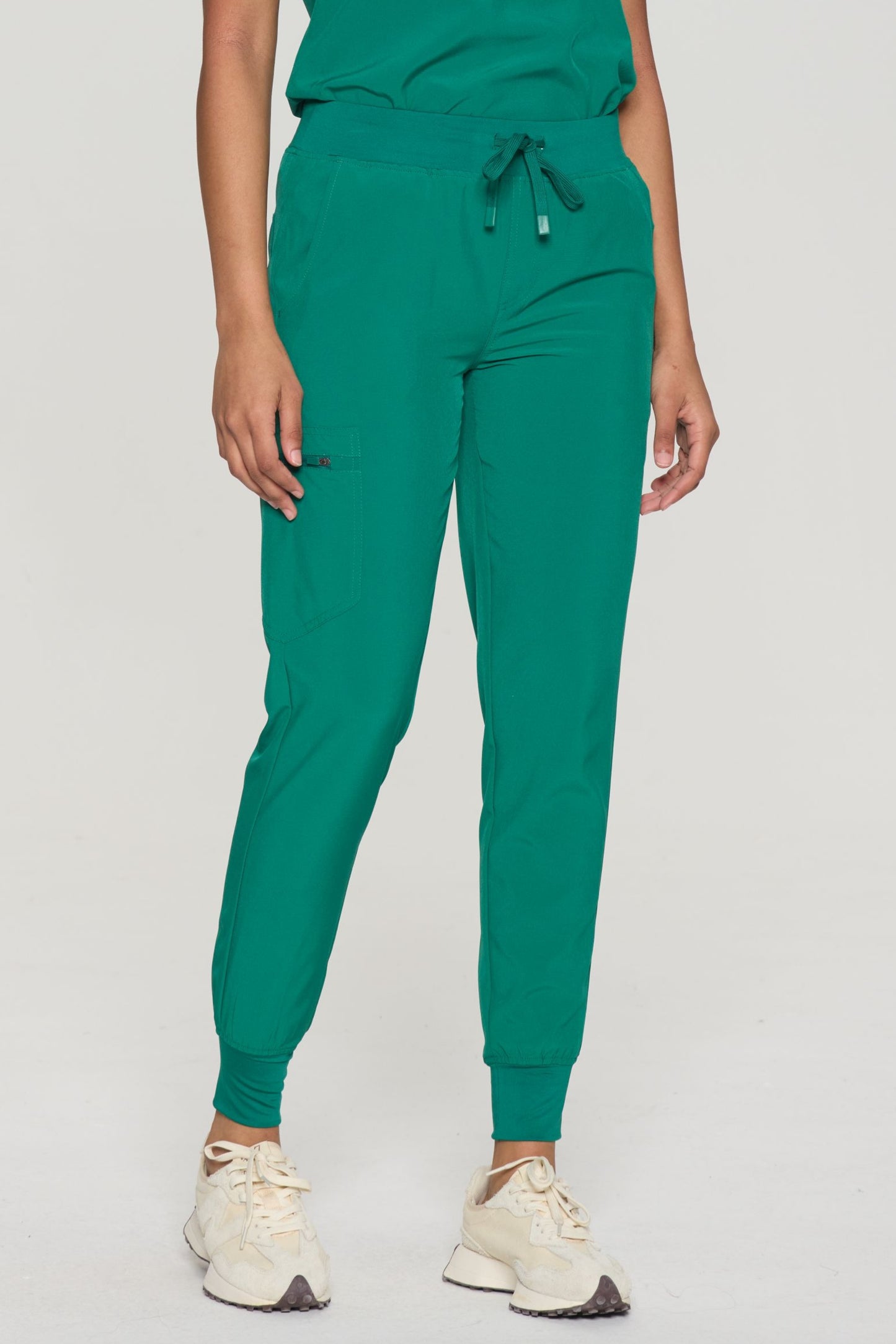 COZYFIT Slim Fit Jogger Scrubs Pants for Women with 5 pockets