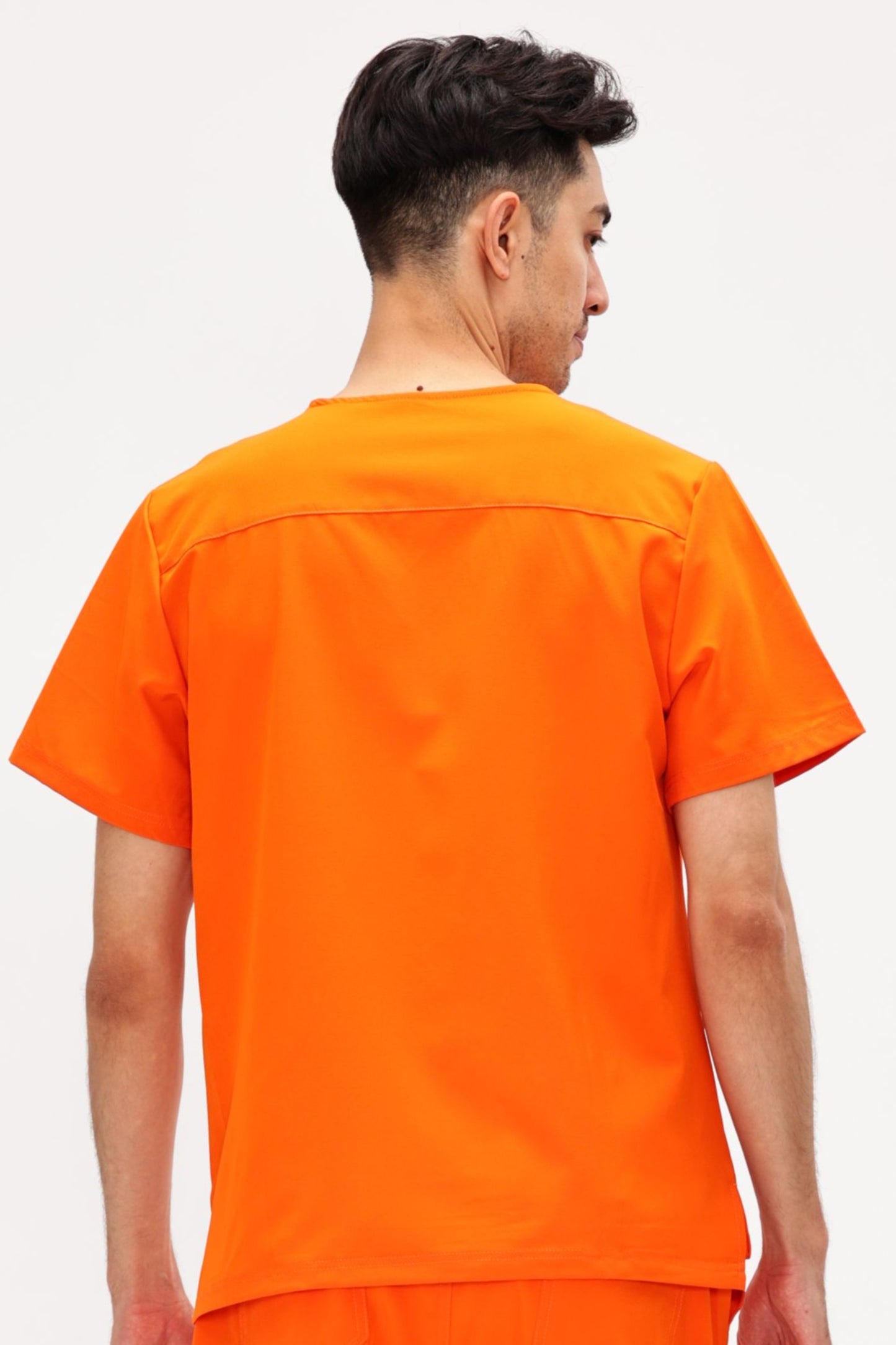 COZYFIT V-Neck Scrubs Tops with 3 Pockets for Men