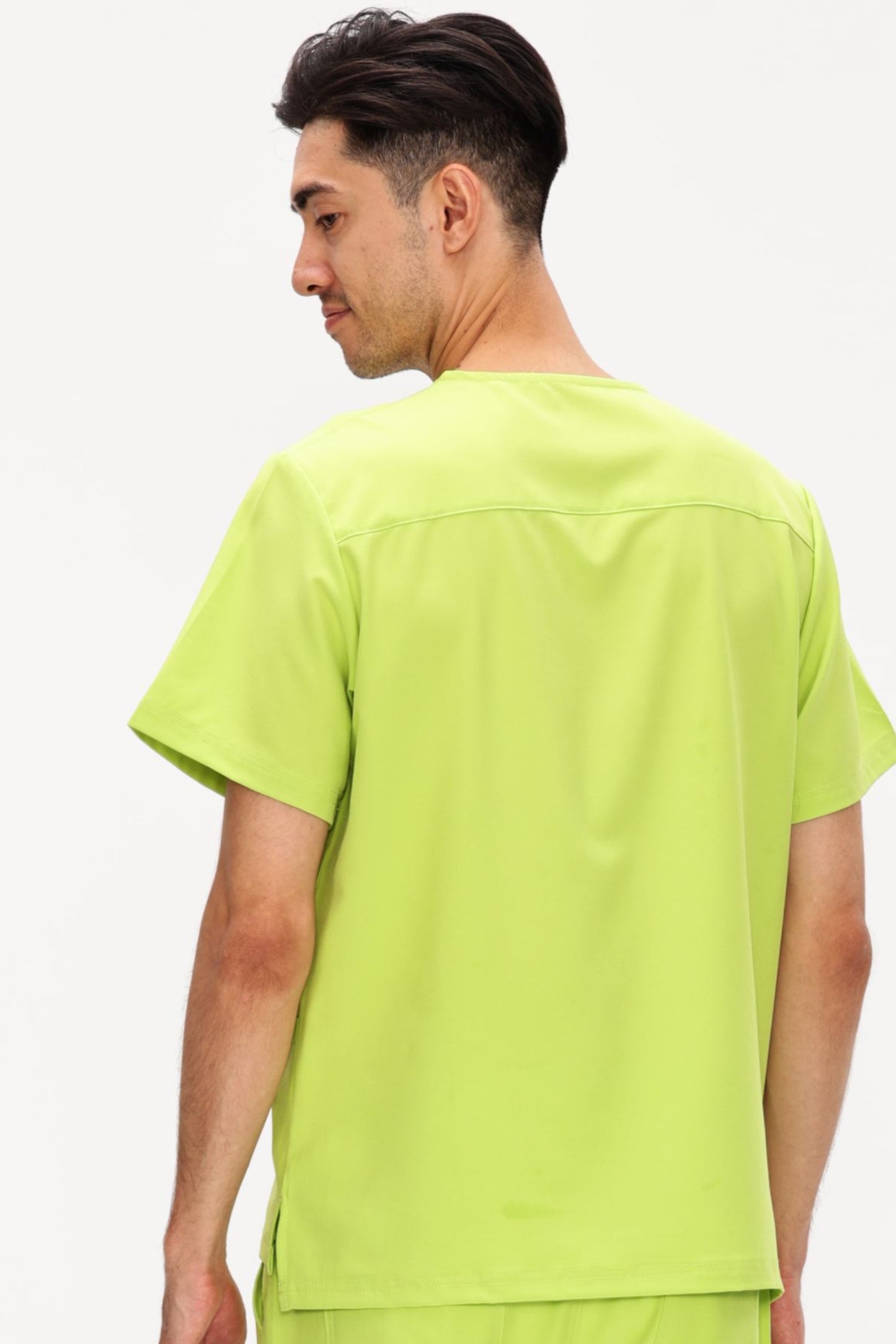 COZYFIT V-Neck Scrubs Tops with 3 Pockets for Men
