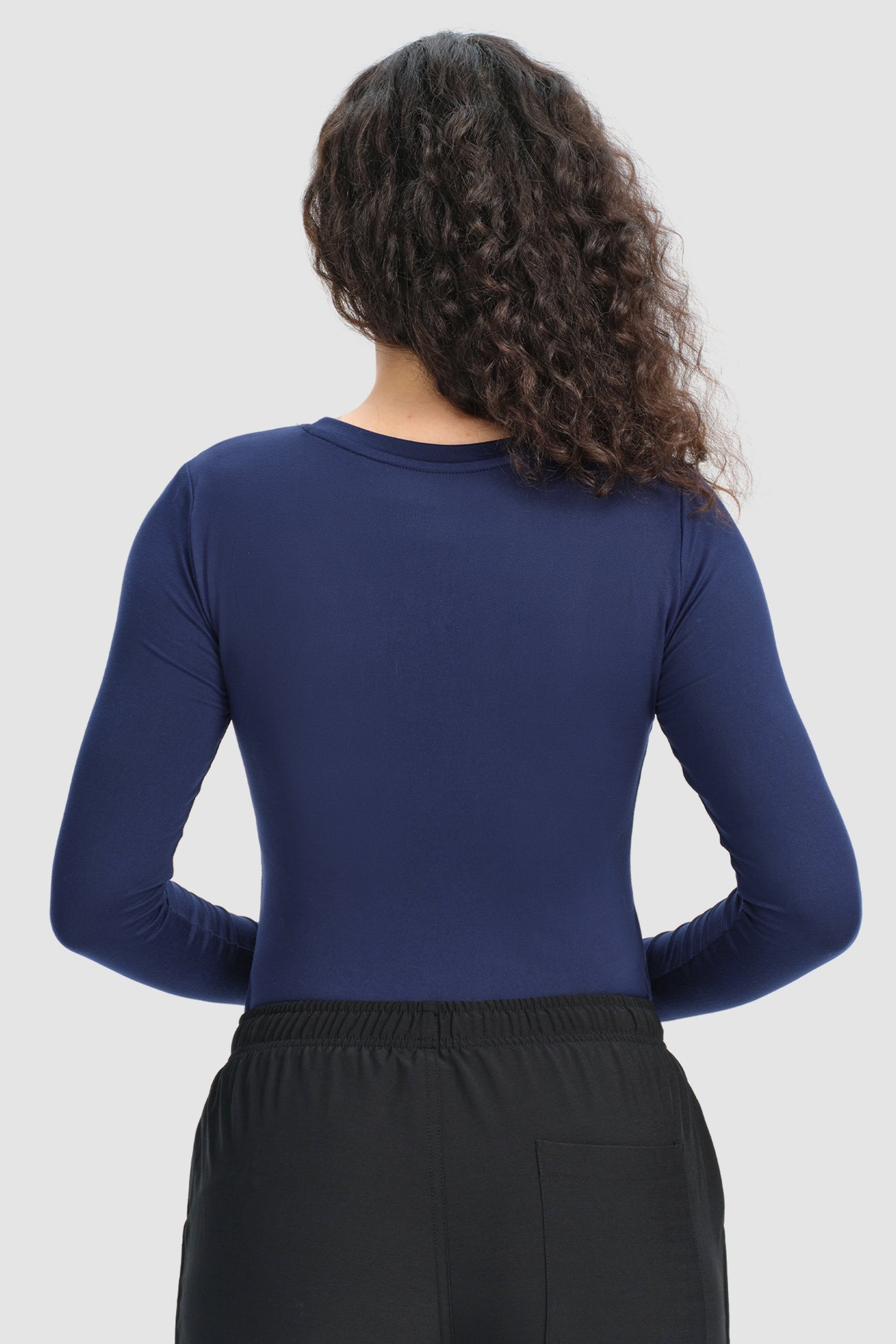 COZYFIT Scrub Undershirts Long Sleeve Women - Underscrub Comfort Tee