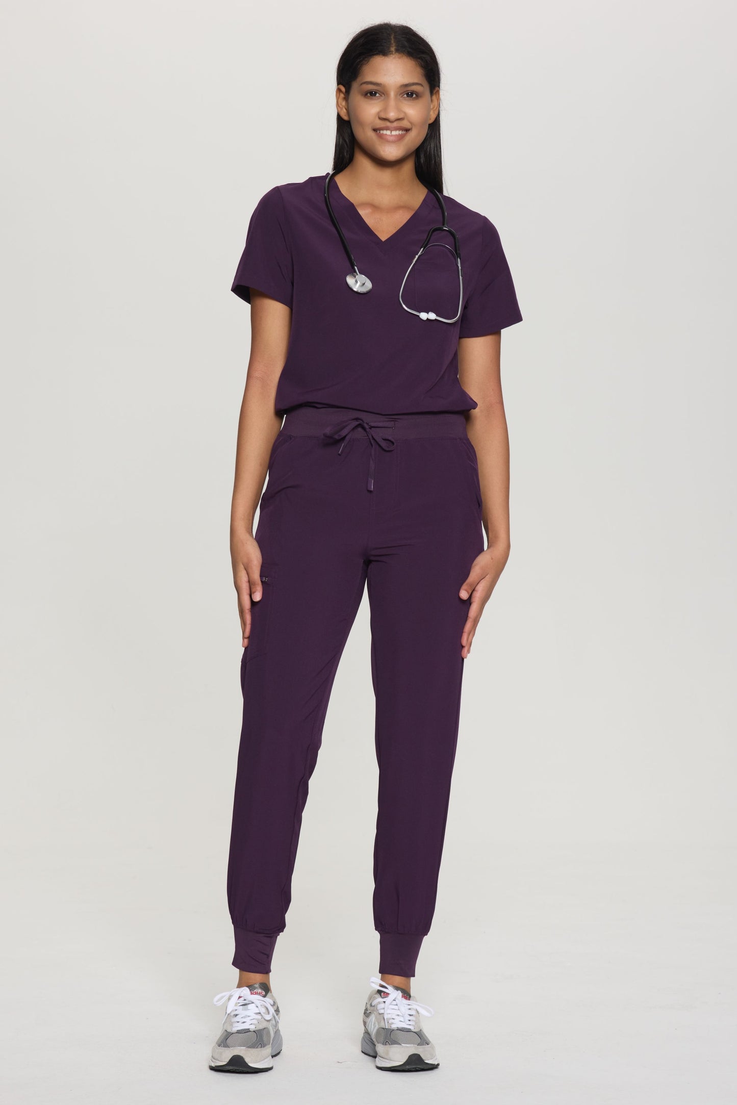 COZYFIT Slim Fit Jogger Scrubs Pants for Women with 5 pockets