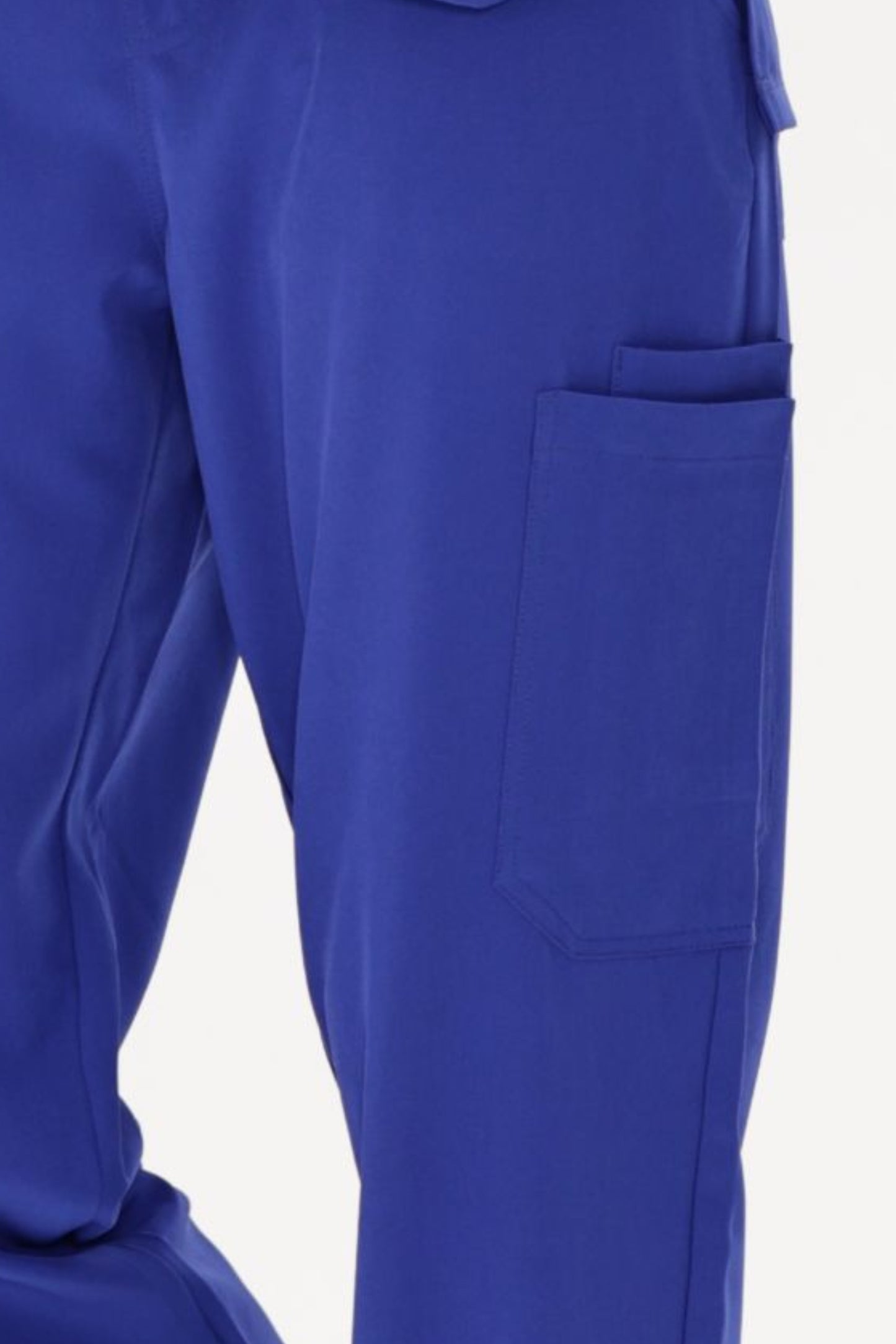 COZYFIT 4 Pockets V-Neck Scrub Top and 7 Pockets Jogger Pants Mens Scrubs Set