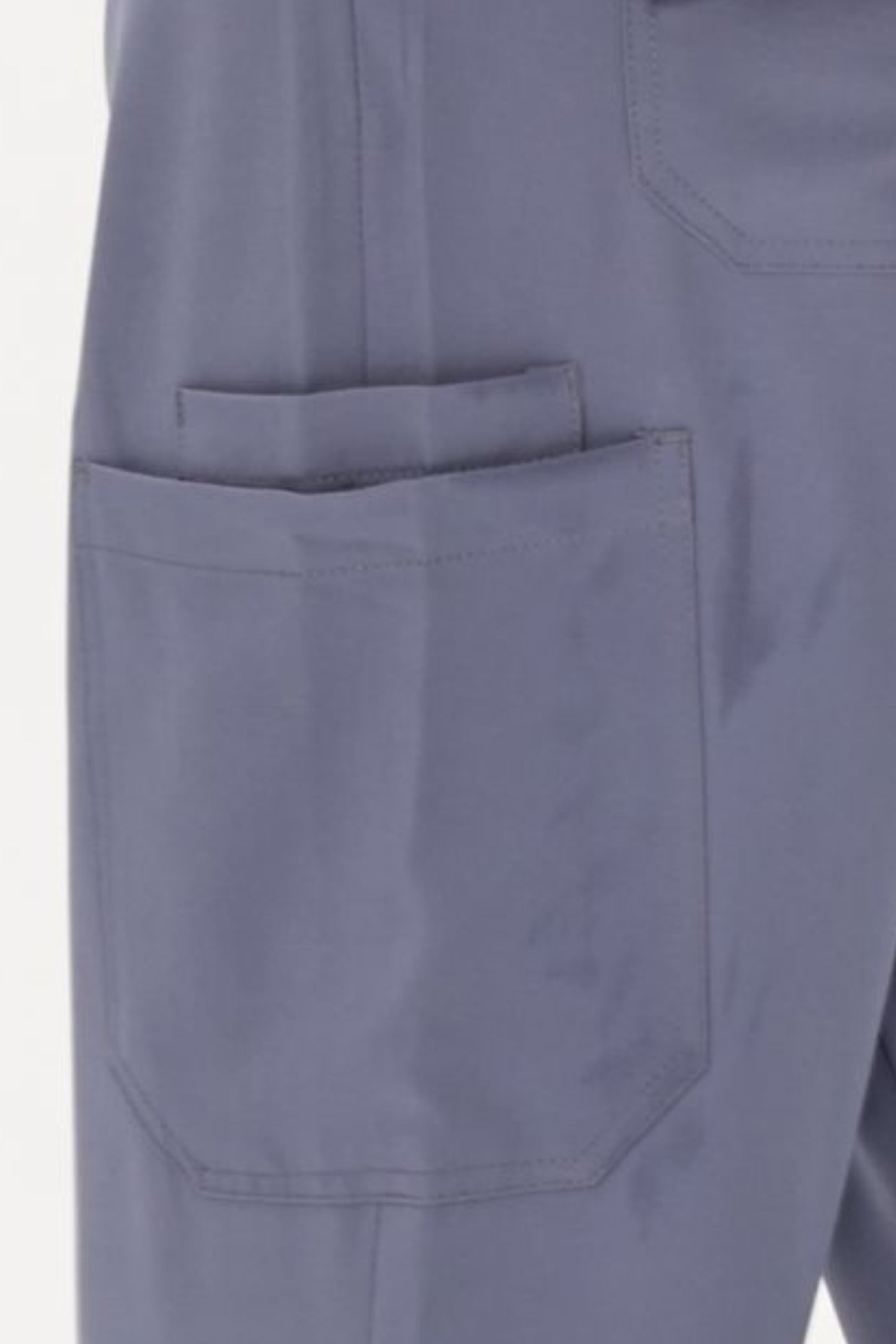 COZYFIT 4 Pockets V-Neck Scrub Top and 7 Pockets Jogger Pants Mens Scrubs Set