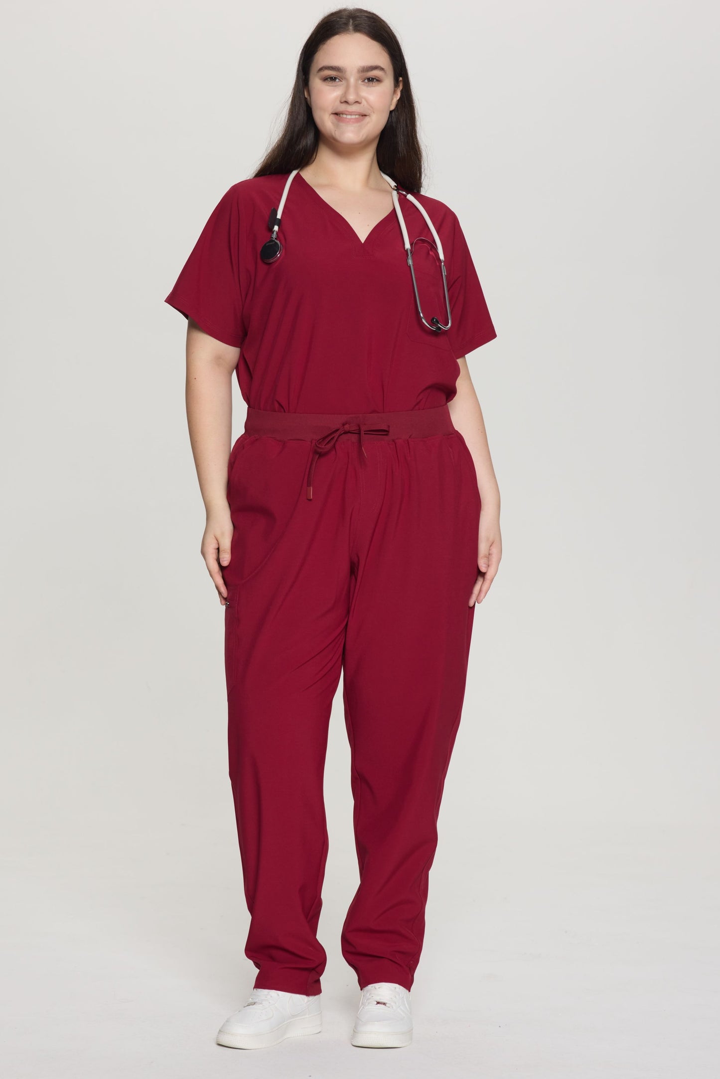 COZYFIT Soft Stretch, Drawstring Jogger Scrub Pants with 5 Pockets