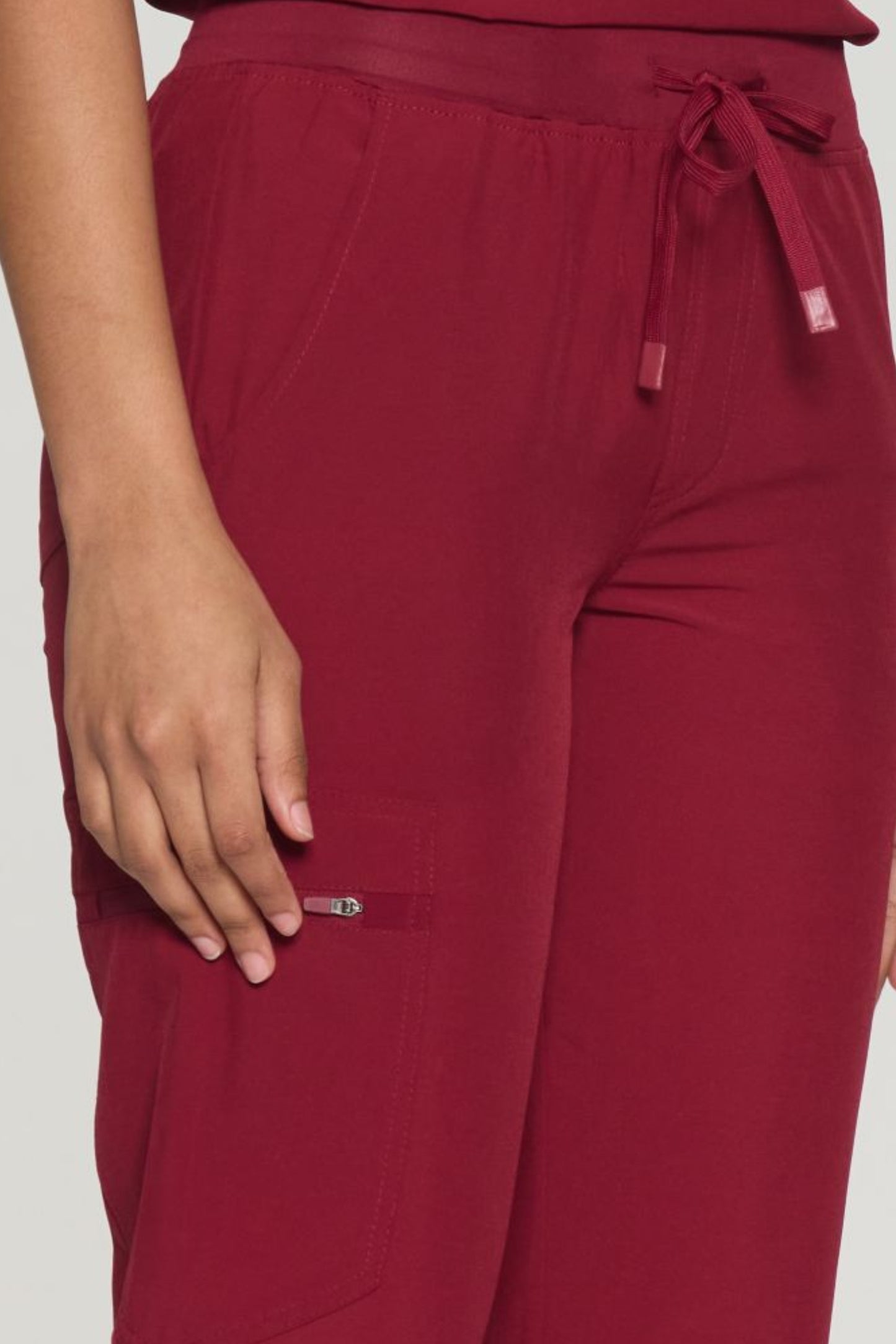 COZYFIT Slim Fit Jogger Scrubs Pants for Women with 5 pockets
