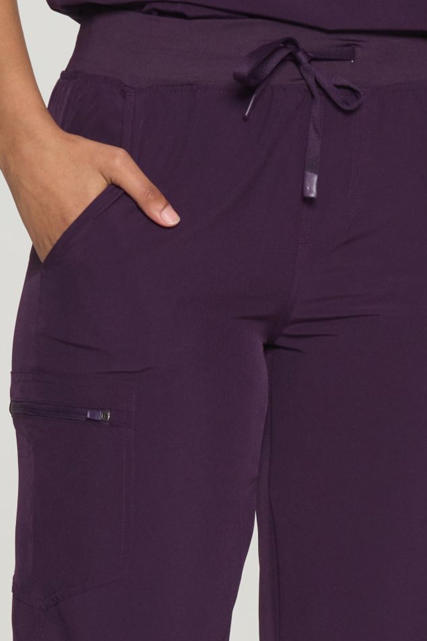 COZYFIT Slim Fit Jogger Scrubs Pants for Women with 5 pockets