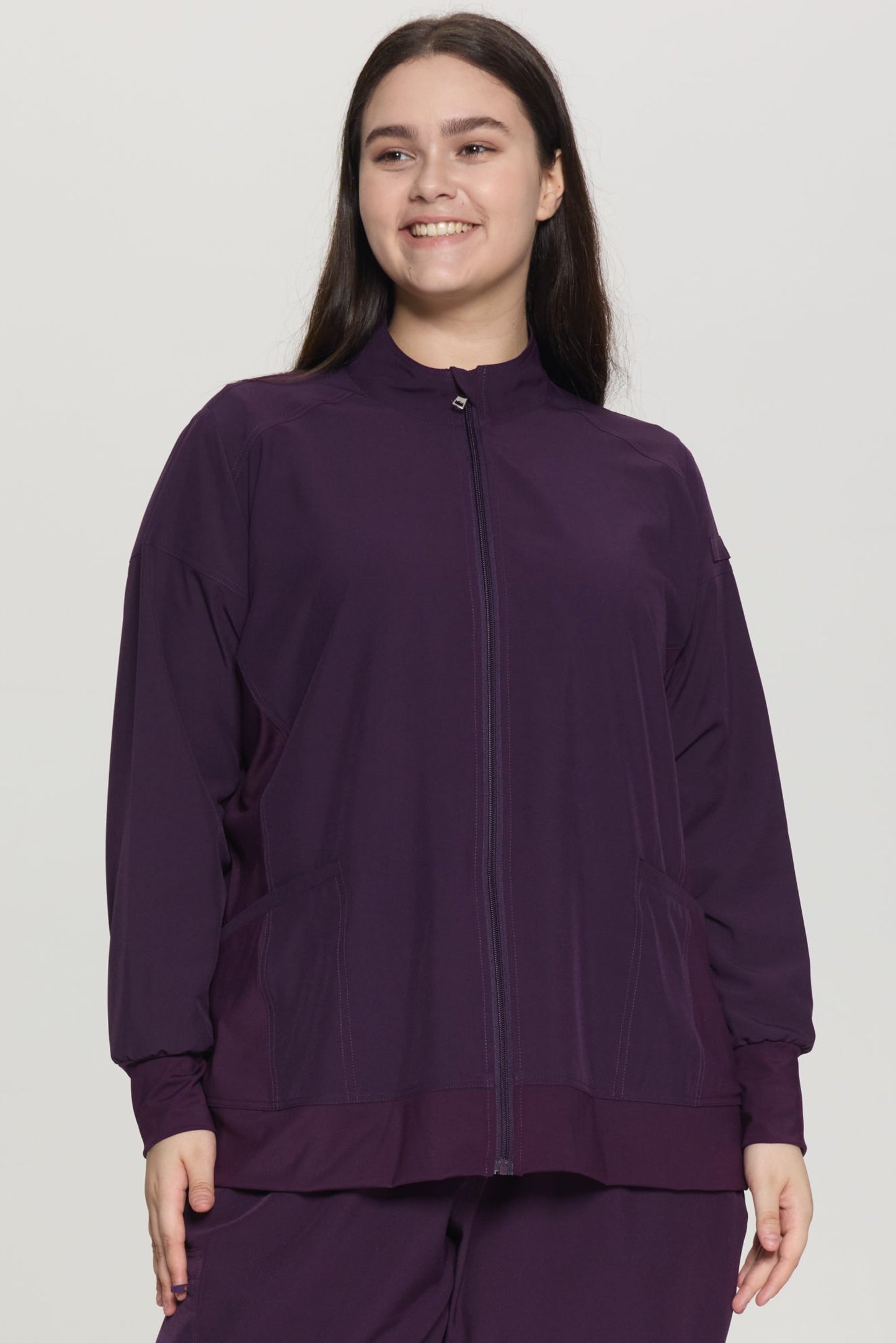 COZYFIT Zip Front Scrub Jackets for Woman