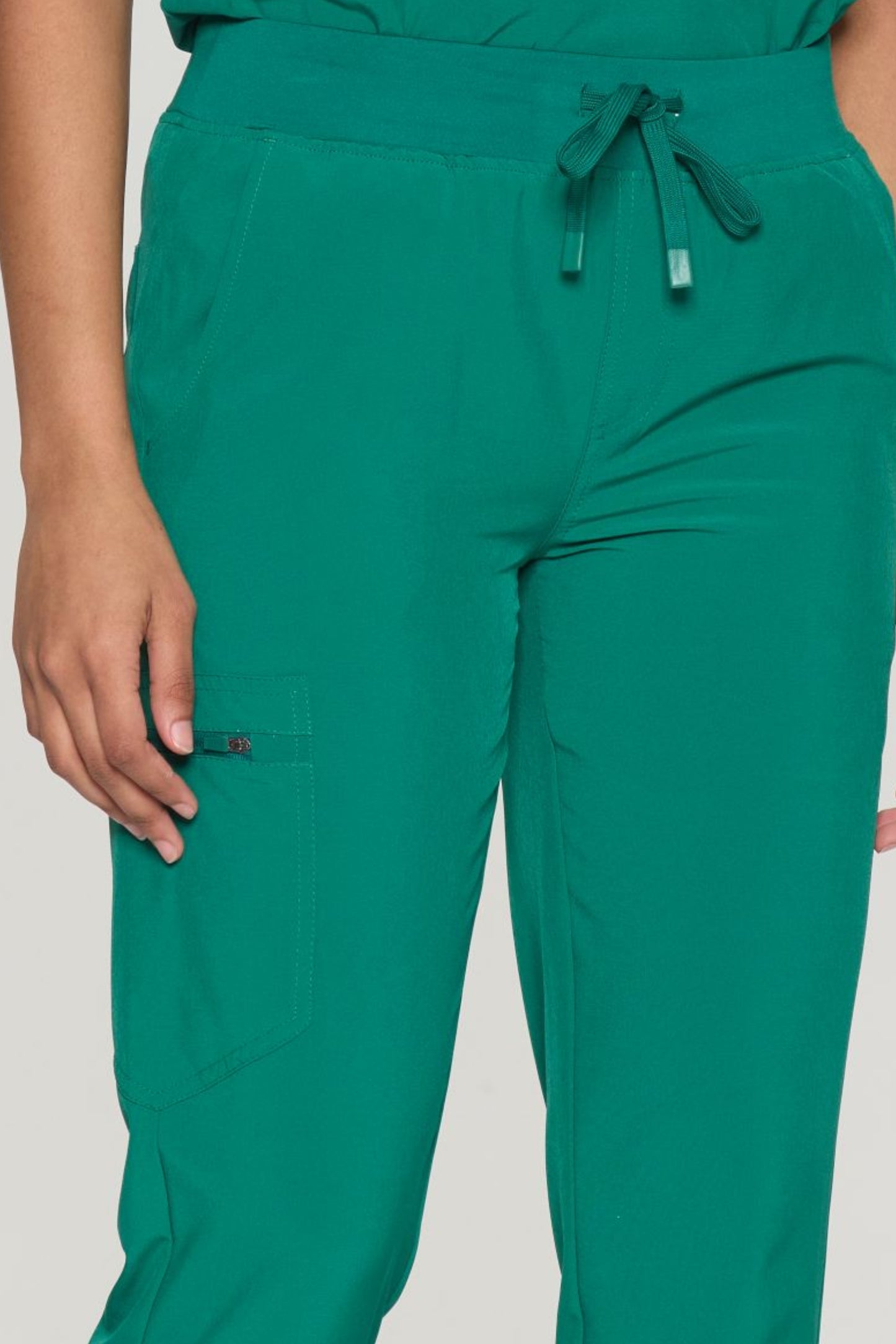 COZYFIT Slim Fit Jogger Scrubs Pants for Women with 5 pockets