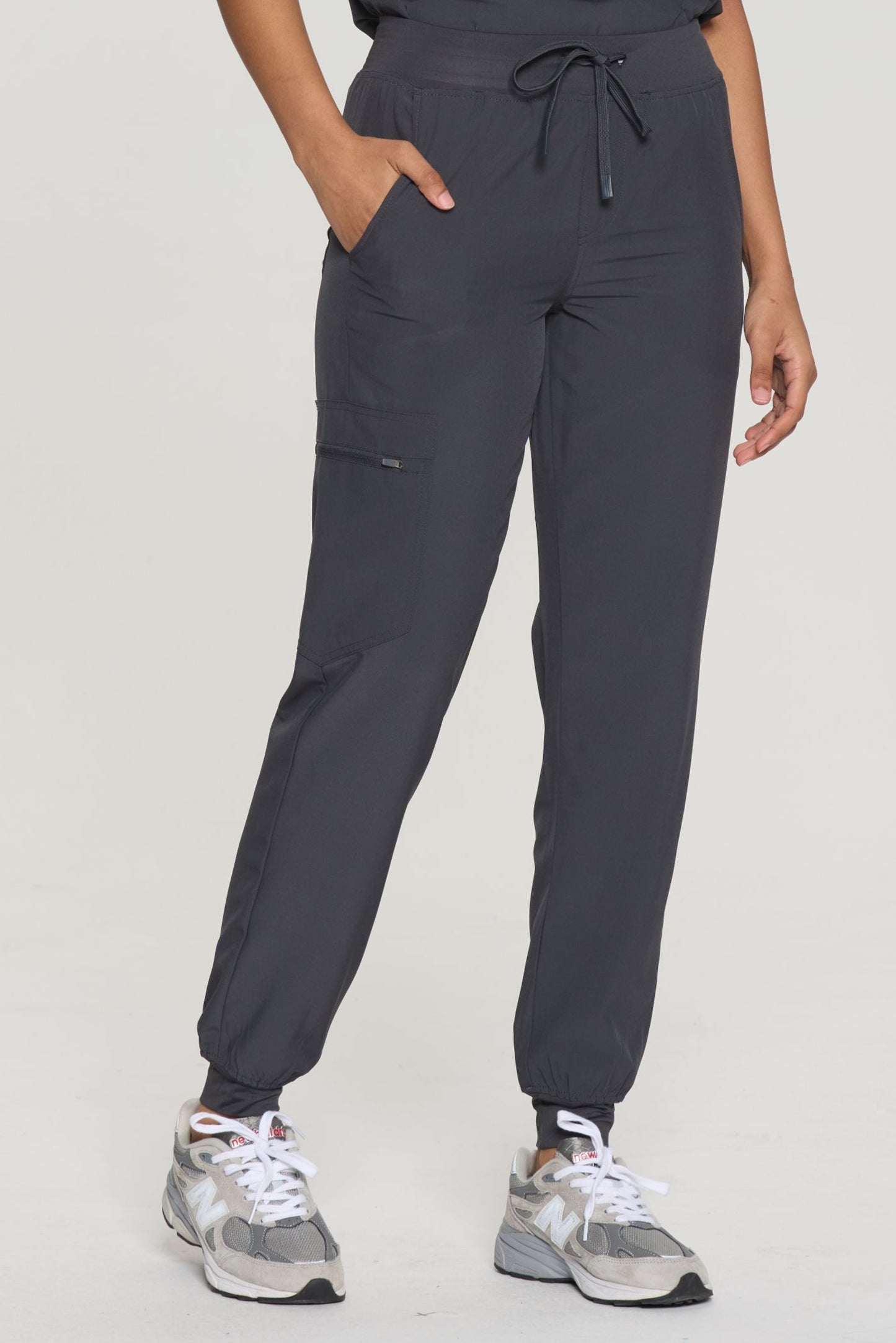 COZYFIT Slim Fit Jogger Scrubs Pants for Women with 5 pockets