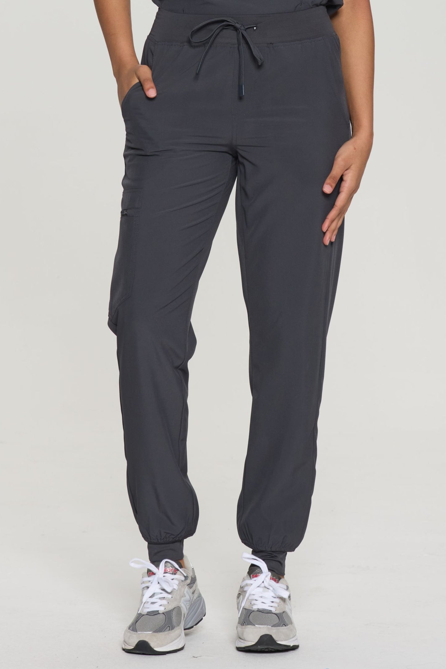 COZYFIT Slim Fit Jogger Scrubs Pants for Women with 5 pockets