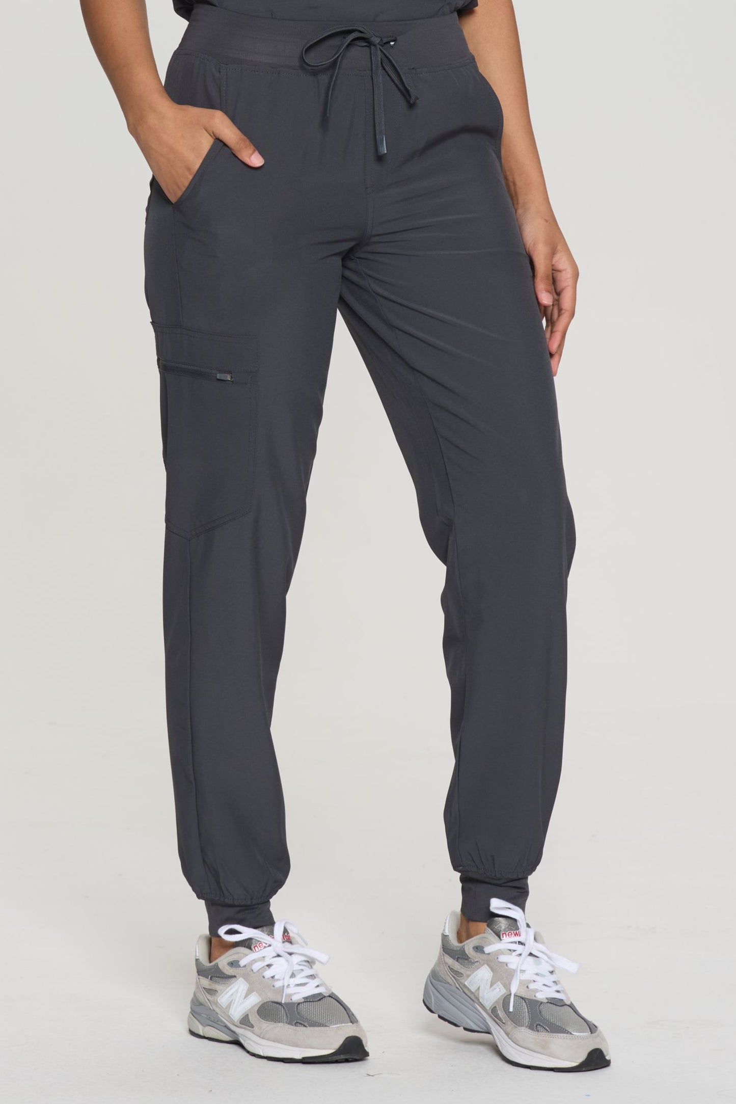 COZYFIT Slim Fit Jogger Scrubs Pants for Women with 5 pockets