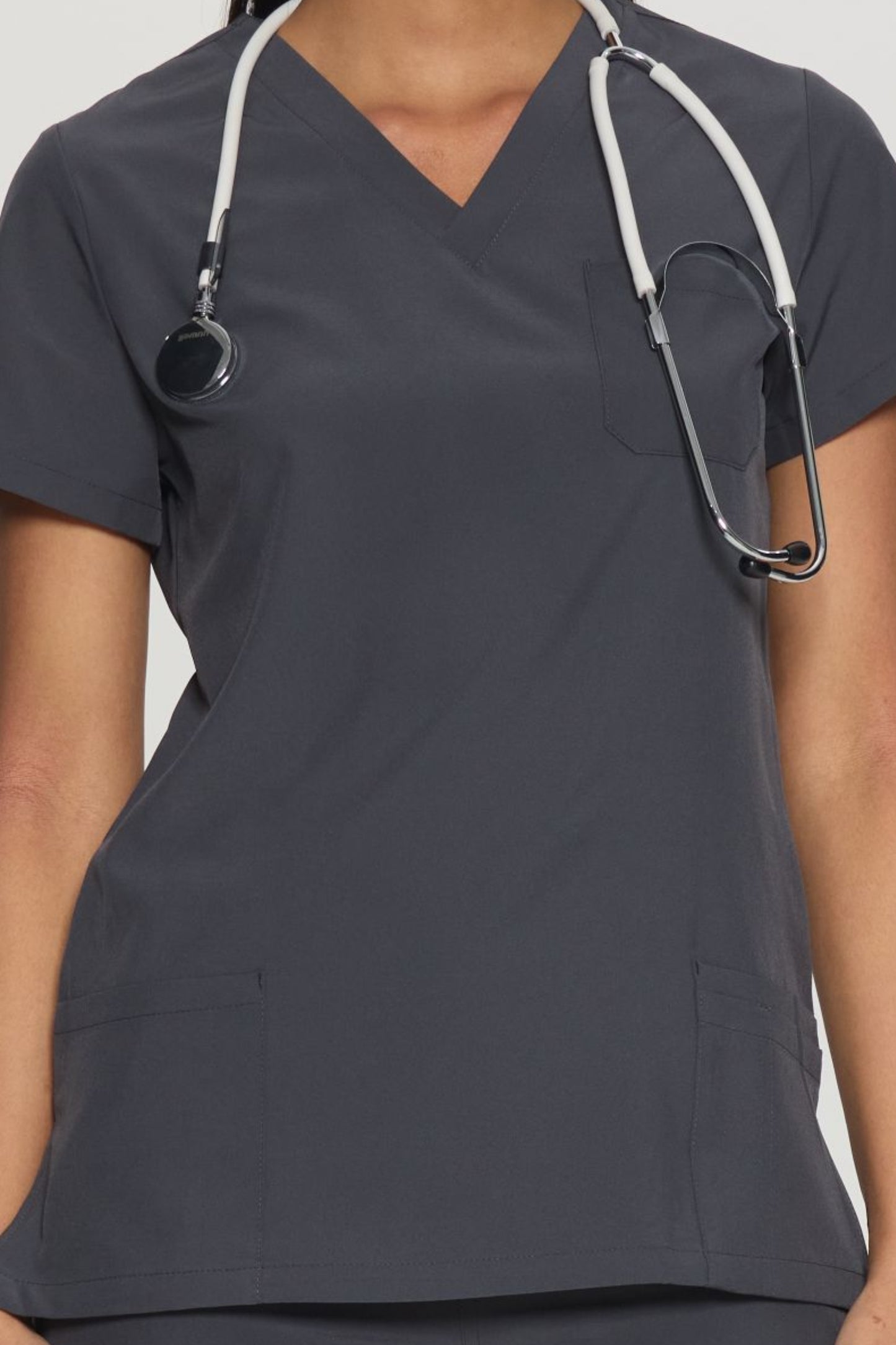 COZYFIT V-Neck 3-pocket Scrub Tops for Woman