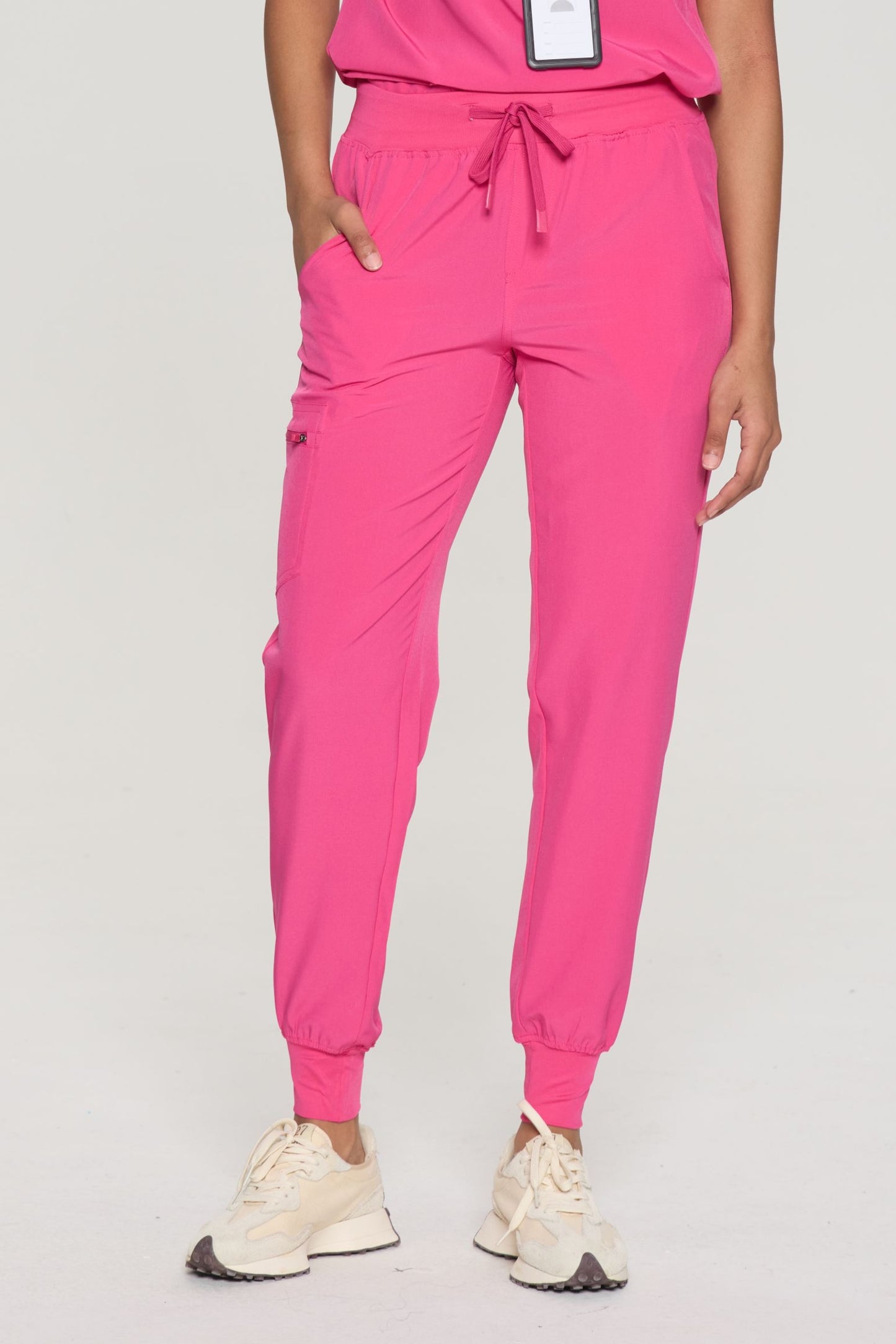COZYFIT Slim Fit Jogger Scrubs Pants for Women with 5 pockets