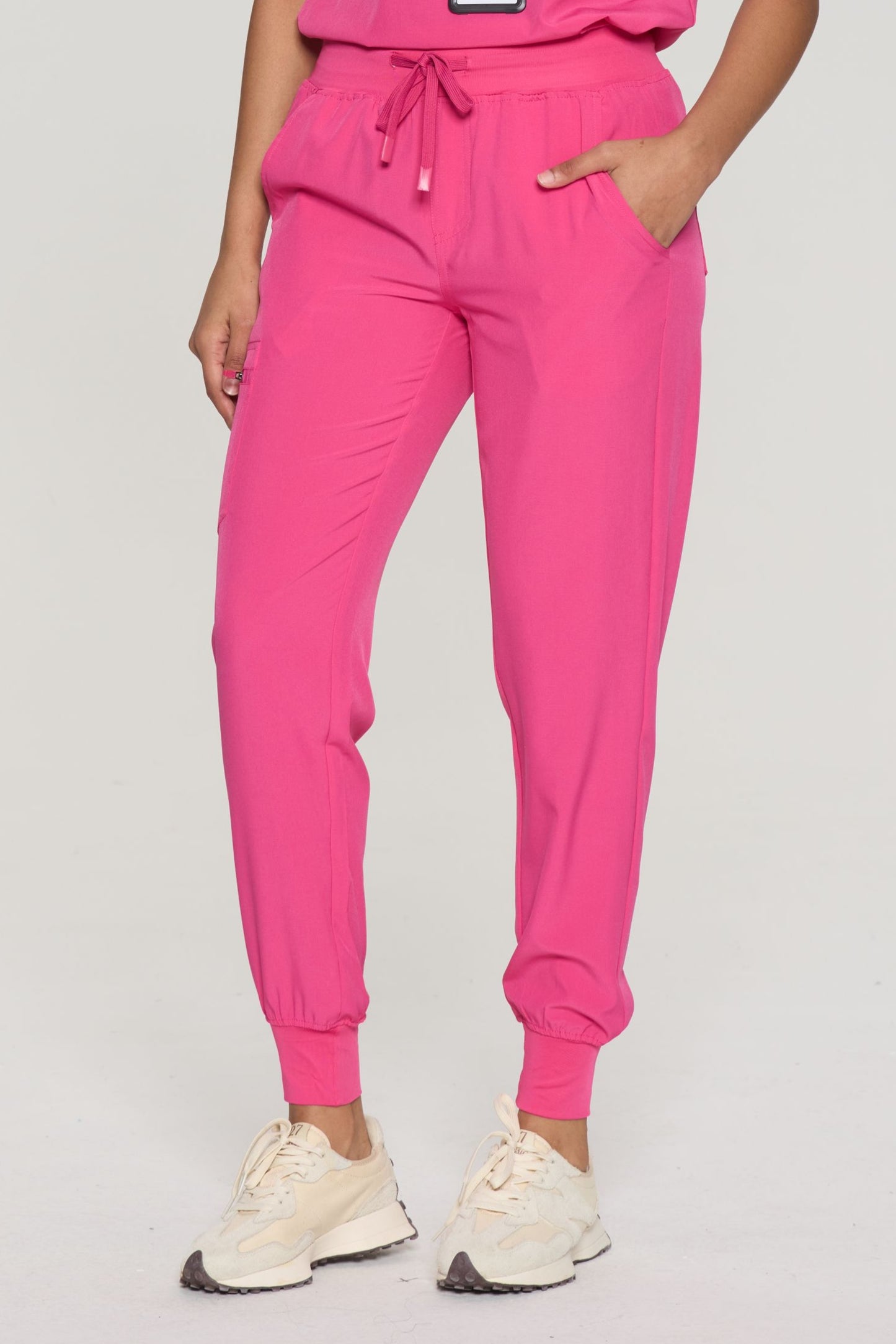 COZYFIT Slim Fit Jogger Scrubs Pants for Women with 5 pockets
