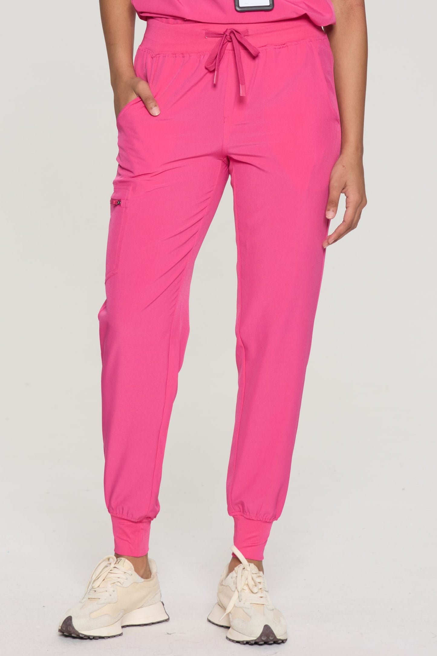 COZYFIT Slim Fit Jogger Scrubs Pants for Women with 5 pockets