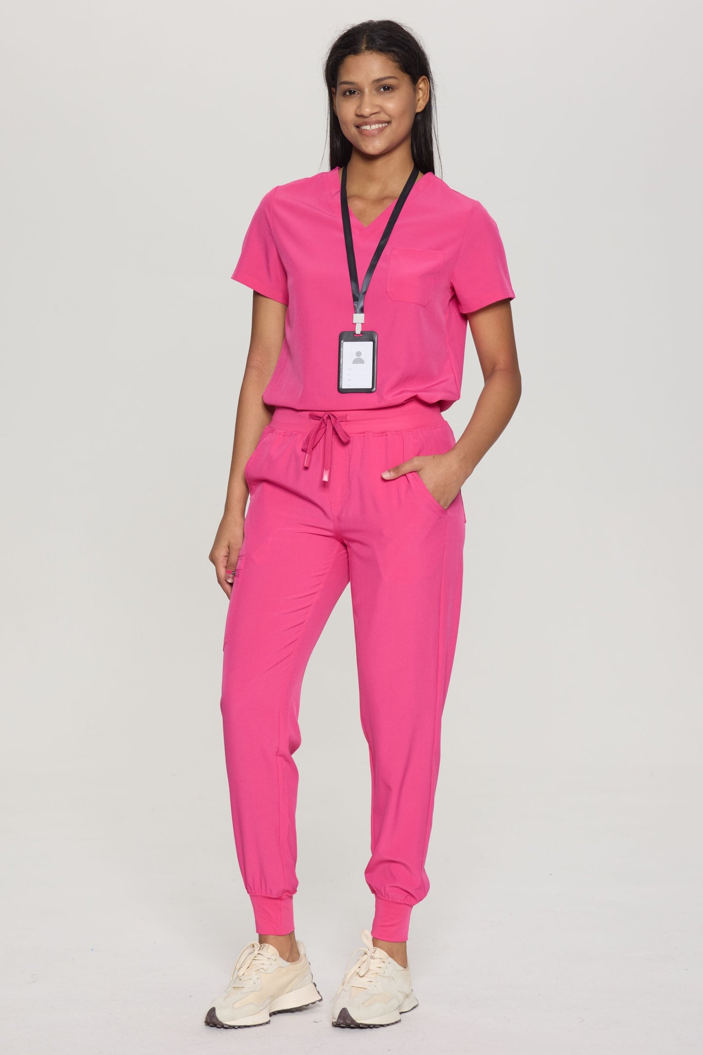 COZYFIT Slim Fit Jogger Scrubs Pants for Women with 5 pockets