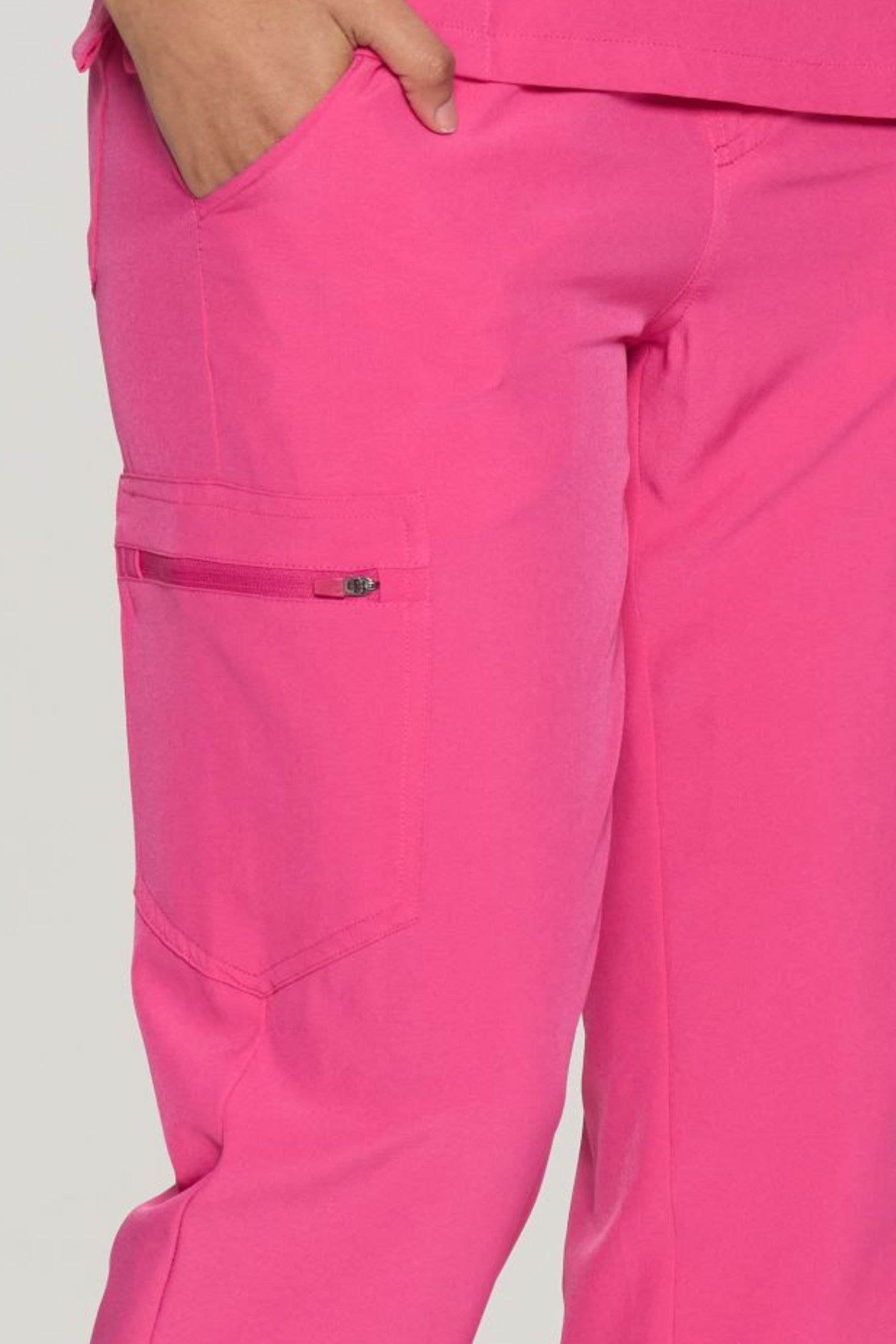 COZYFIT V-Neck Scrub Top&Jogger Pant with 8 Pockets for Women