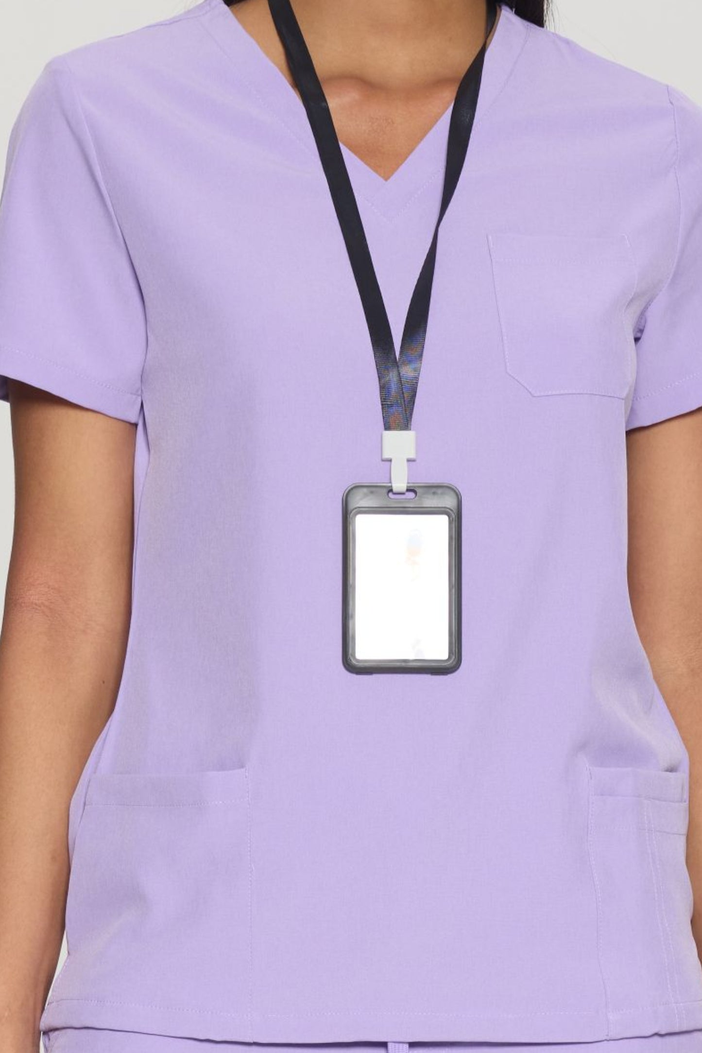 COZYFIT V-Neck Scrub Top&Jogger Pant with 8 Pockets for Women