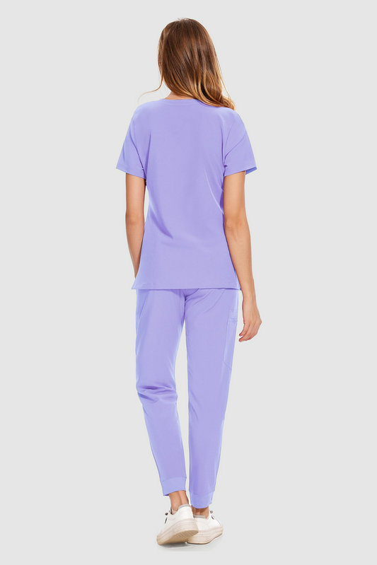 Clara Scrub Set - Light Purple - Alternate view