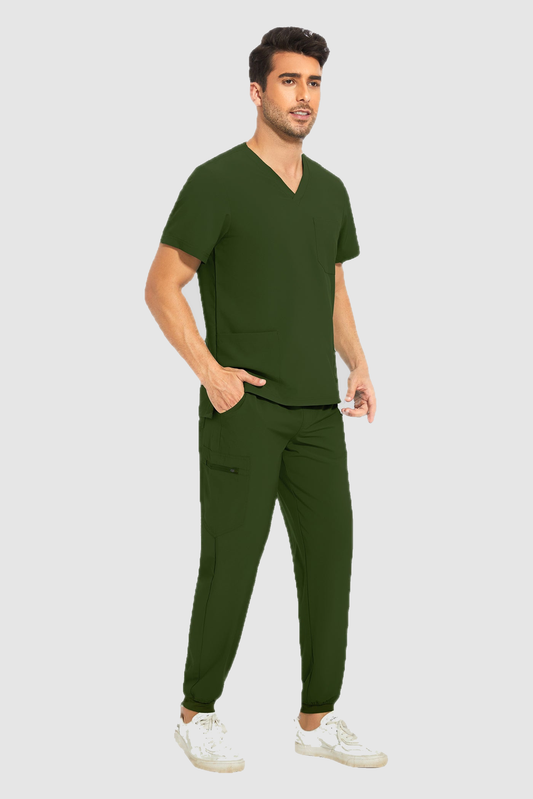 Lunar Scrub Set - Army green - Alternate view