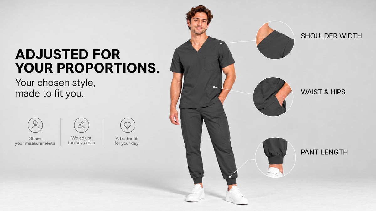 Orion Made-to-Measure Straight-Leg Scrub Set Package