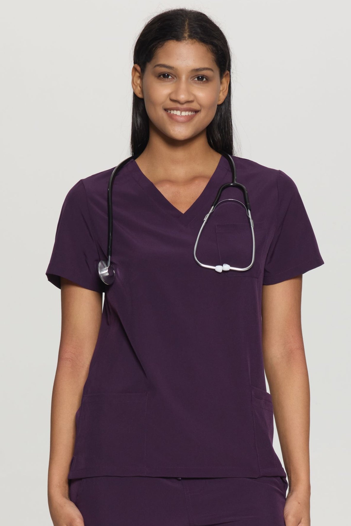 COZYFIT V-Neck 3-pocket Scrub Tops for Woman