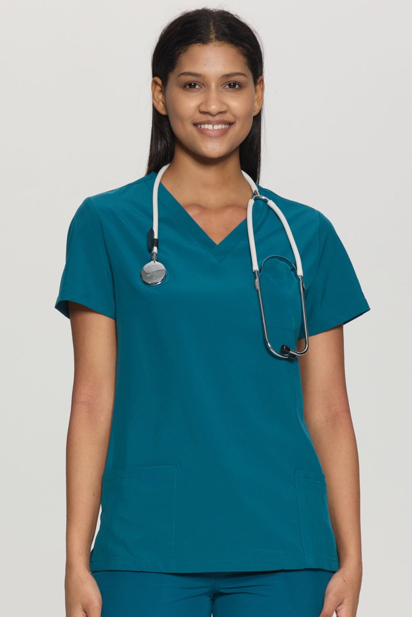 COZYFIT V-Neck 3-pocket Scrub Tops for Woman