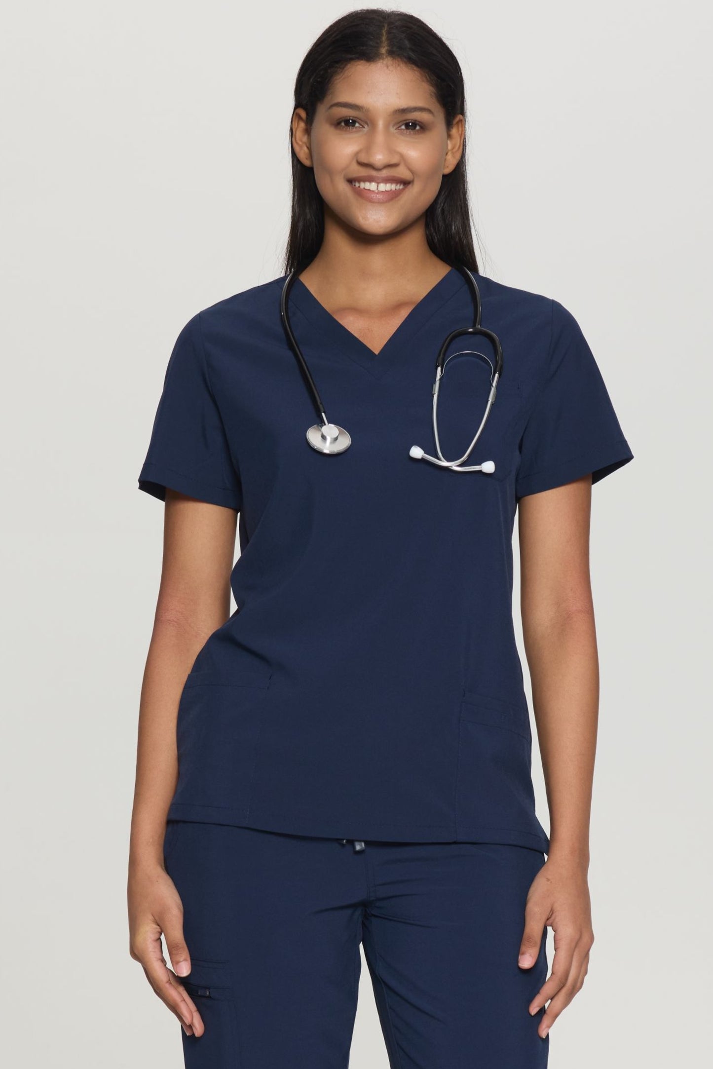 COZYFIT V-Neck 3-pocket Scrub Tops for Woman