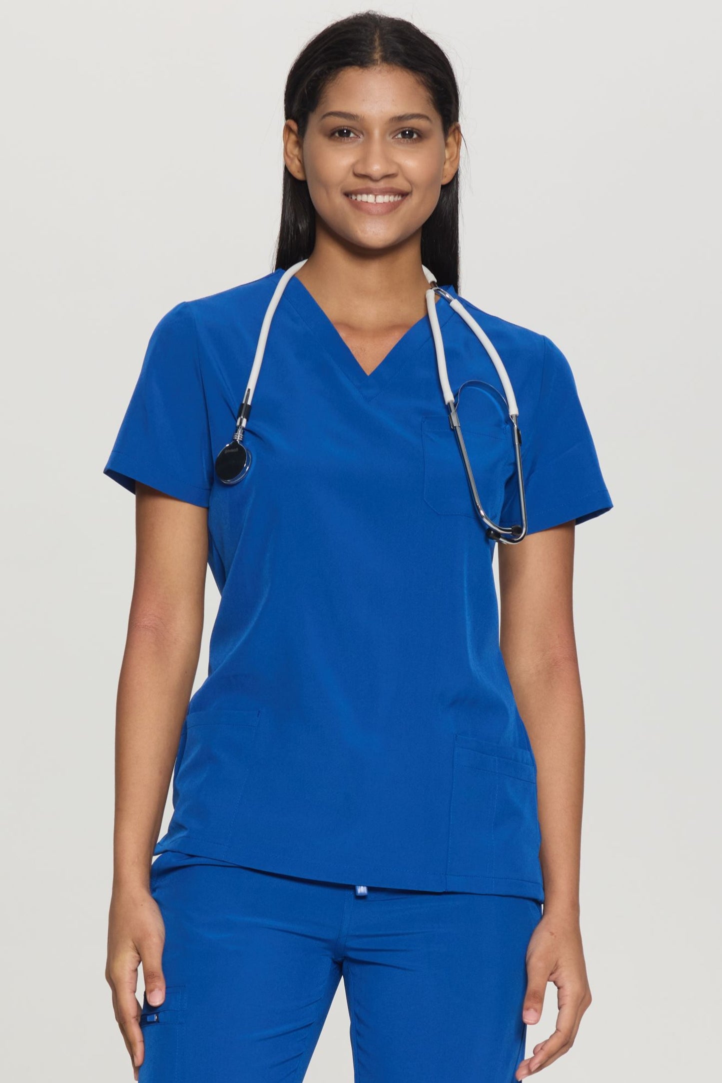 COZYFIT V-Neck 3-pocket Scrub Tops for Woman