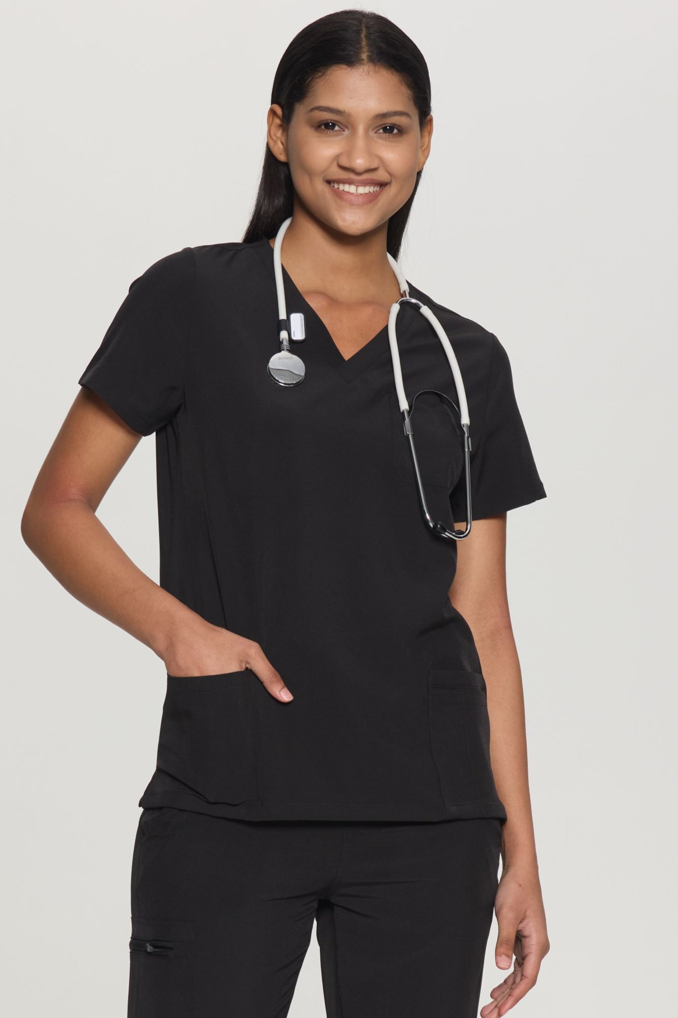 COZYFIT V-Neck 3-pocket Scrub Tops for Woman – Cozyfit