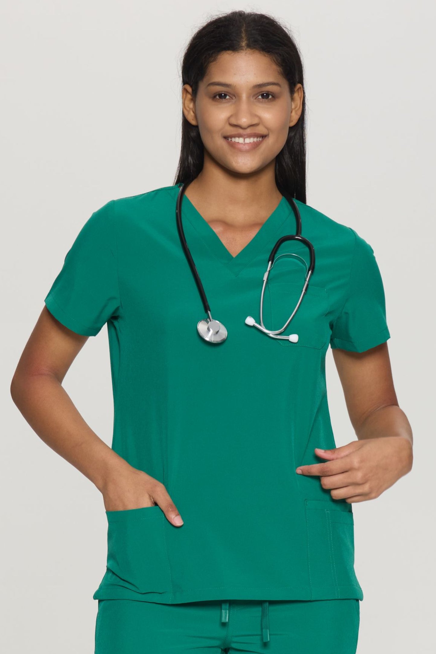 COZYFIT V-Neck 3-pocket Scrub Tops for Woman