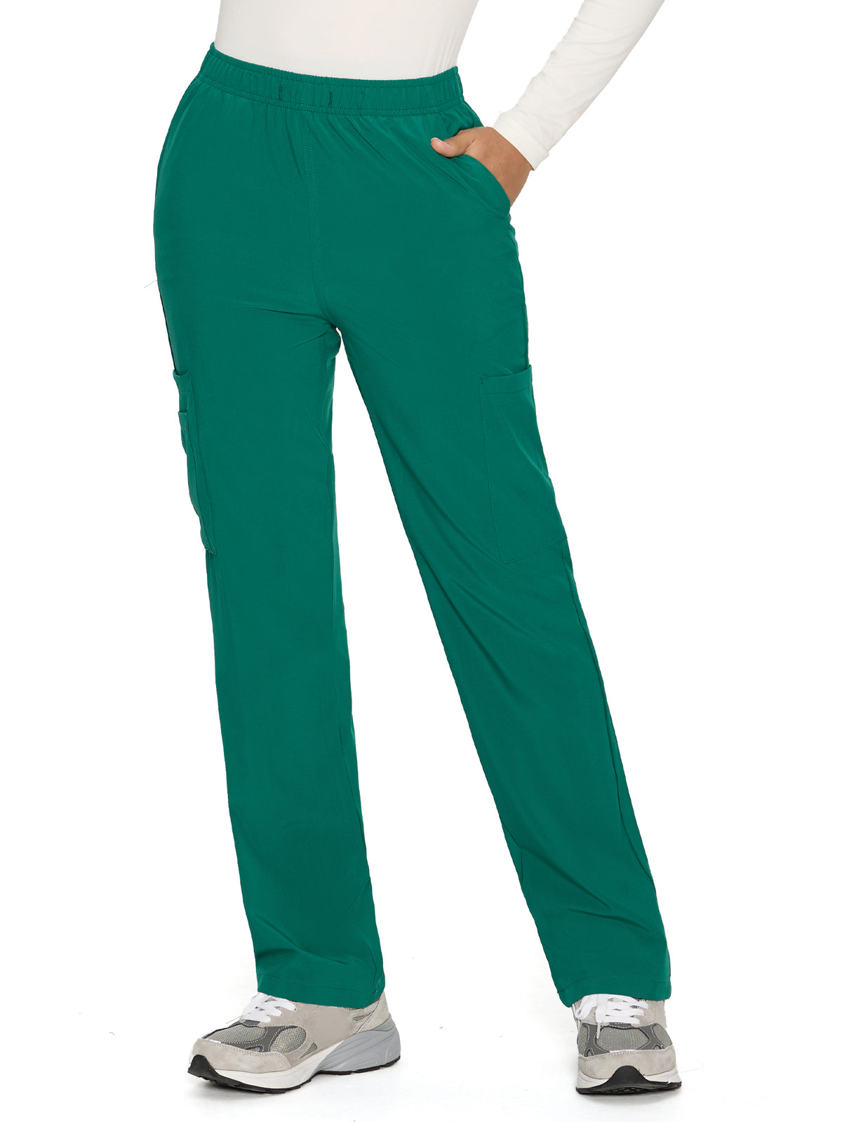 Dawn Dusk Straight-Leg Cargo Scrub Pants