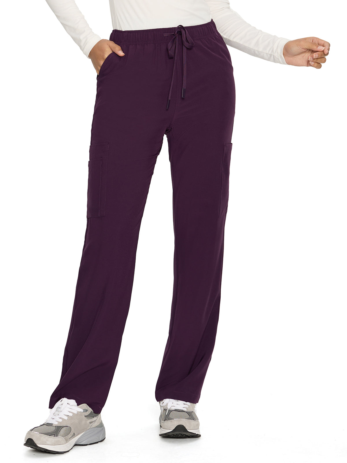 Dawn Dusk Straight-Leg Cargo Scrub Pants