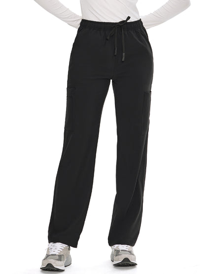 Dawn Dusk Straight-Leg Cargo Scrub Pants