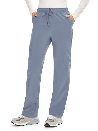 Dawn Dusk Straight-Leg Cargo Scrub Pants