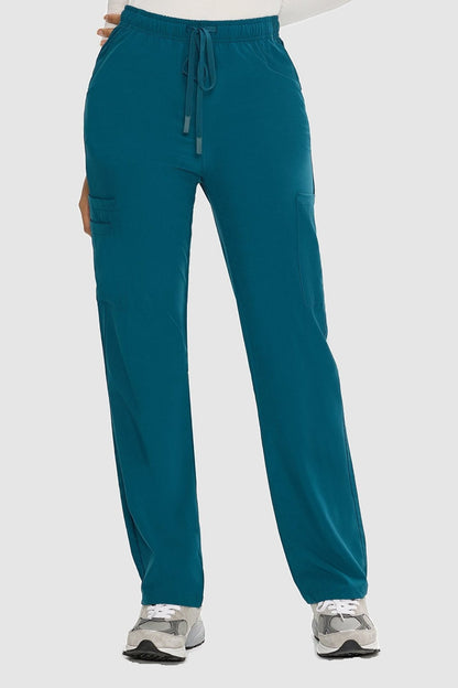 Dawn Dusk Straight-Leg Cargo Scrub Pants