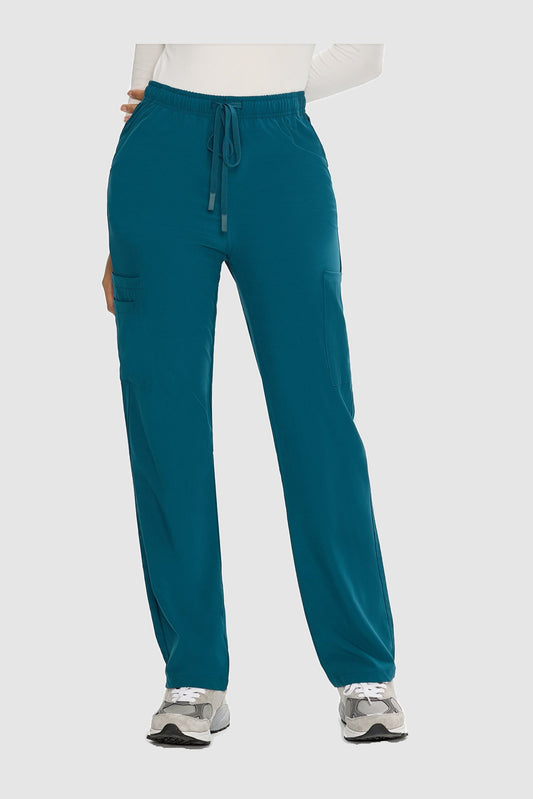 Dawn Dusk Straight-Leg Cargo Scrub Pants