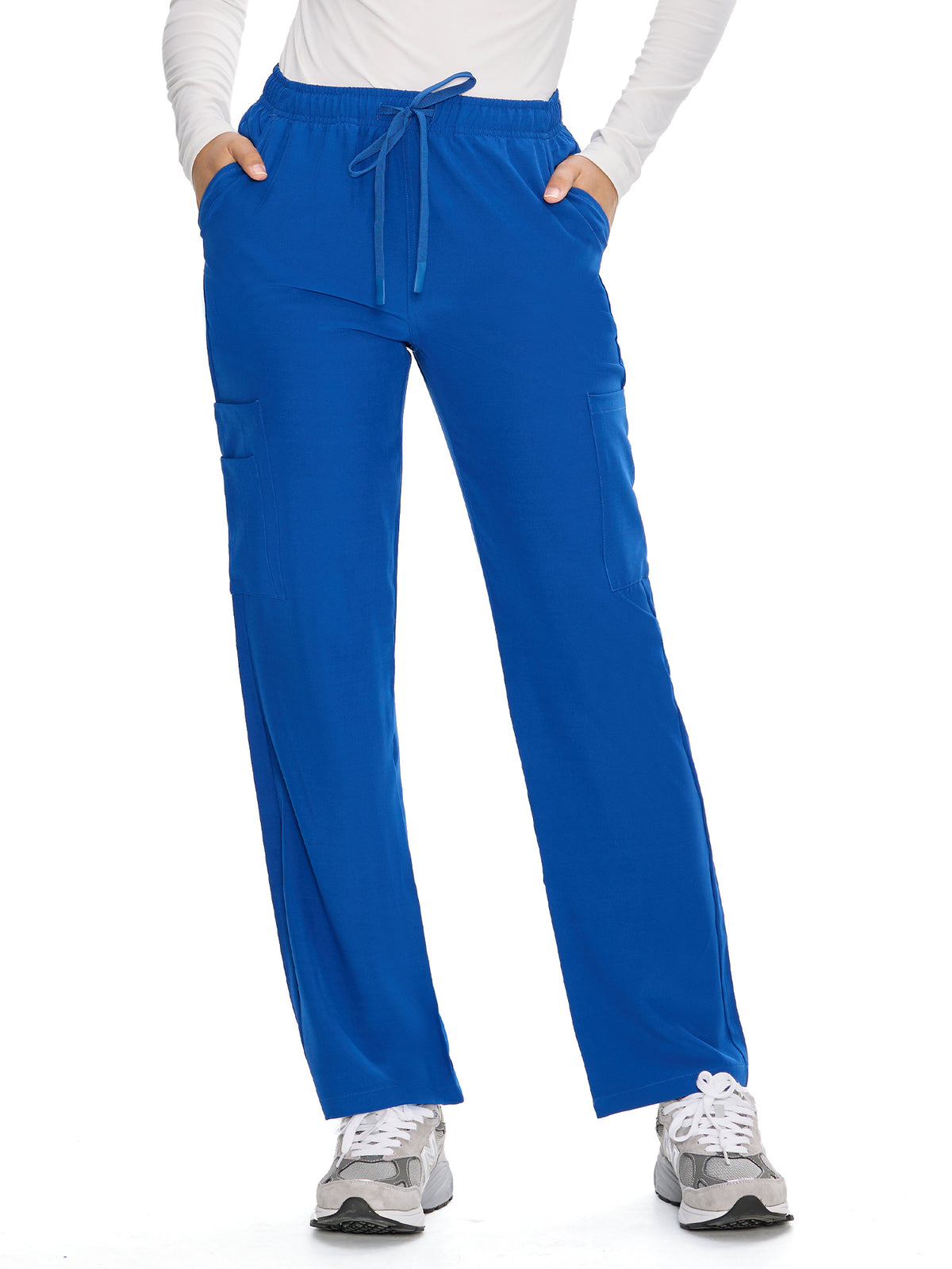 Dawn Dusk Straight-Leg Cargo Scrub Pants