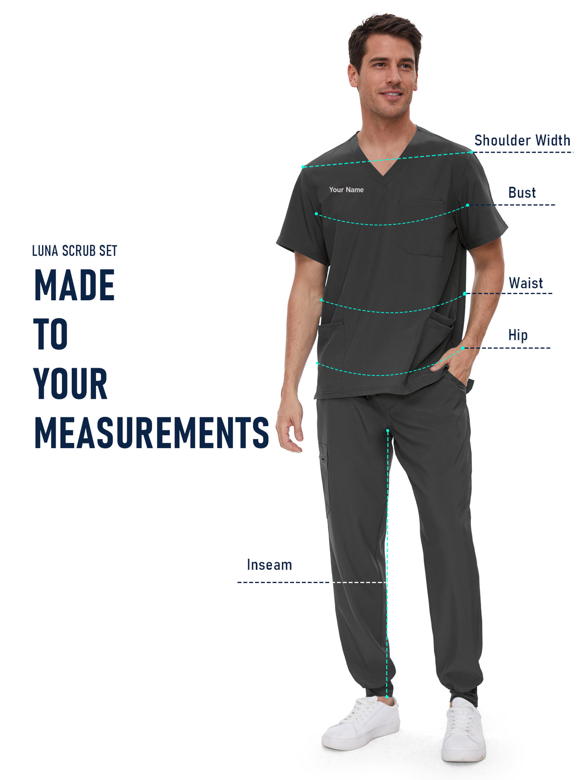 Lunar Made-to-Measure Jogger Scrub Set Package