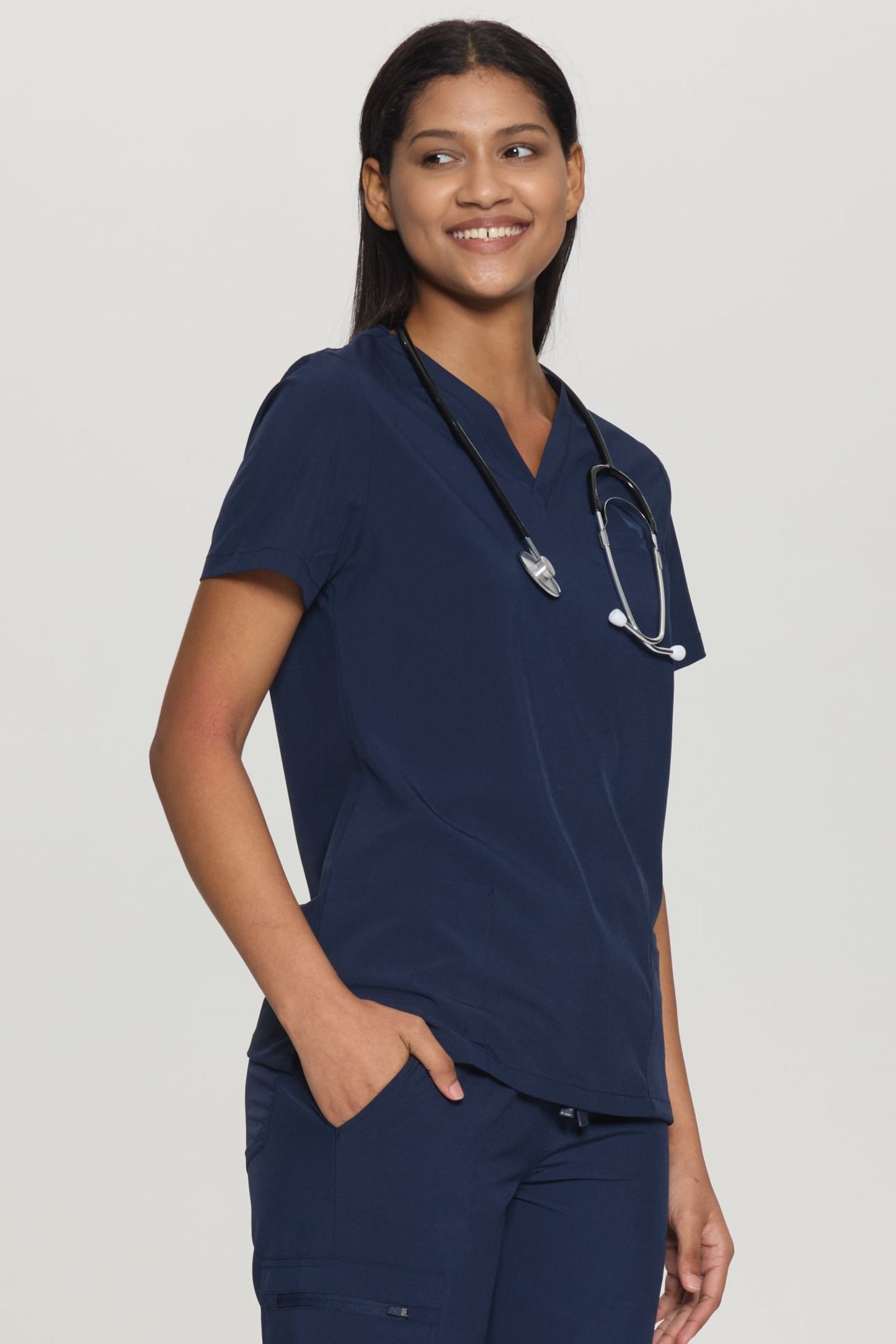 COZYFIT V-Neck 3-pocket Scrub Tops for Woman