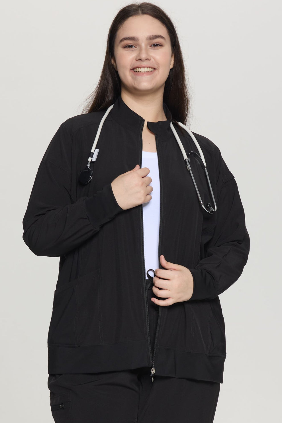 CozyFit Zip Front Scrub Jackets for Women – Cozyfit