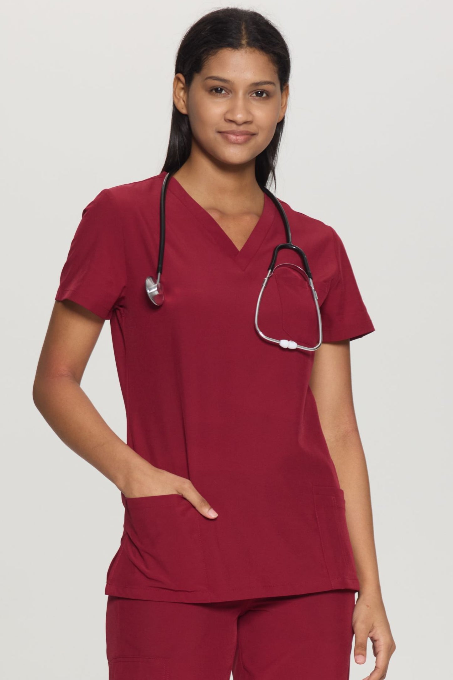 COZYFIT V-Neck 3-pocket Scrub Tops for Woman