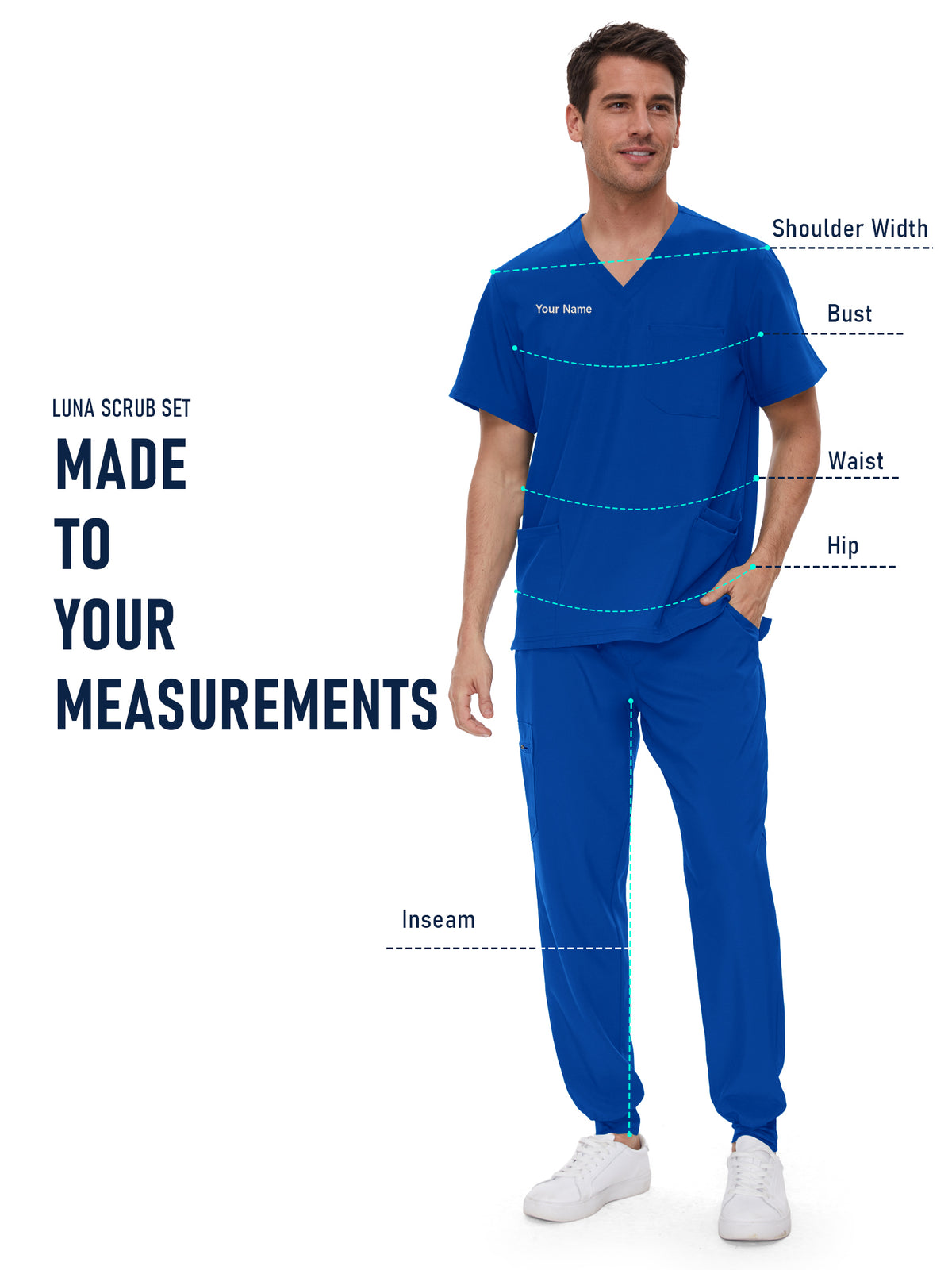 Lunar Made-to-Measure Jogger Scrub Set Package