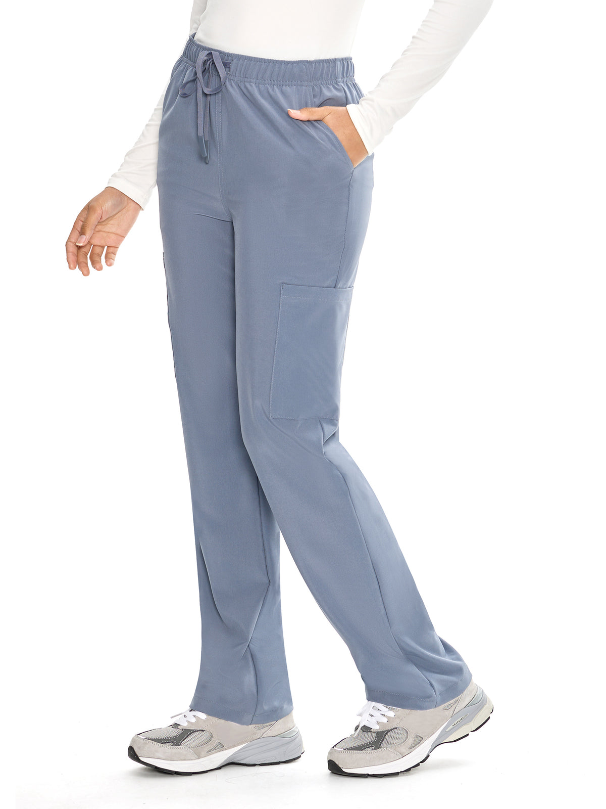 Dawn Dusk Straight-Leg Cargo Scrub Pants