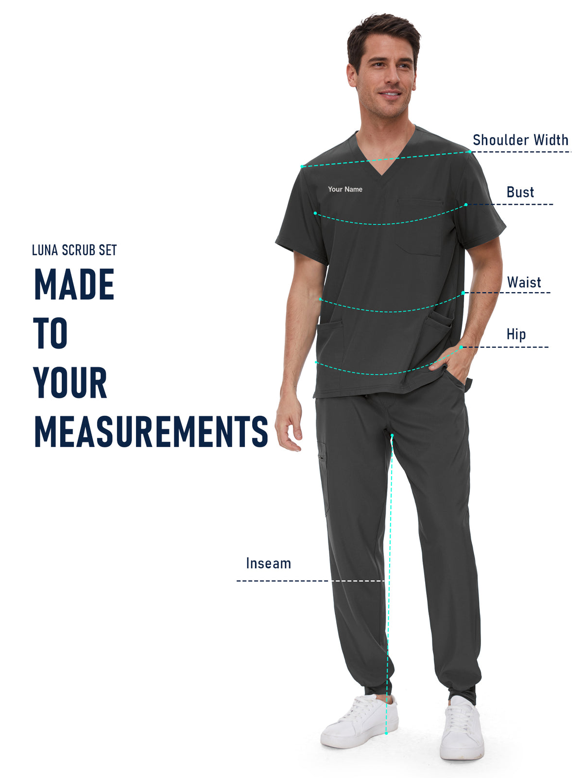 Lunar Made-to-Measure Jogger Scrub Set Package