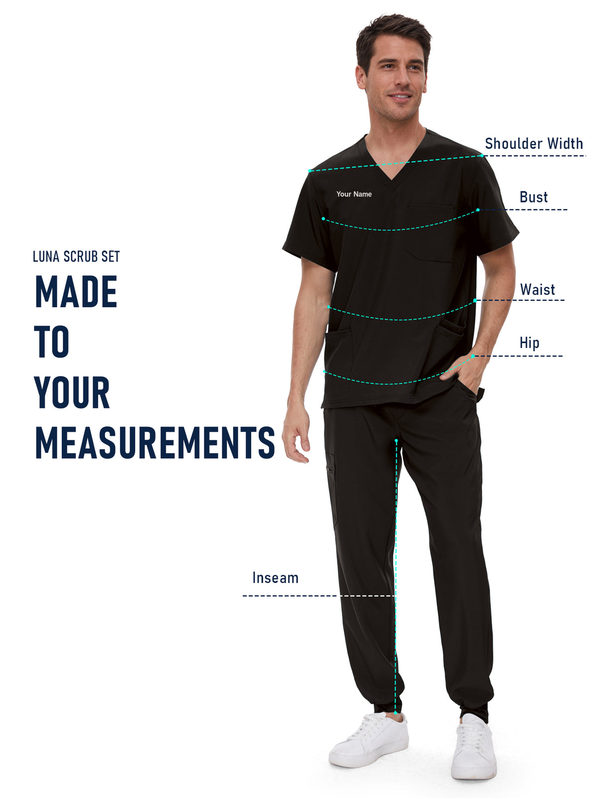 Lunar Made-to-Measure Jogger Scrub Set Package