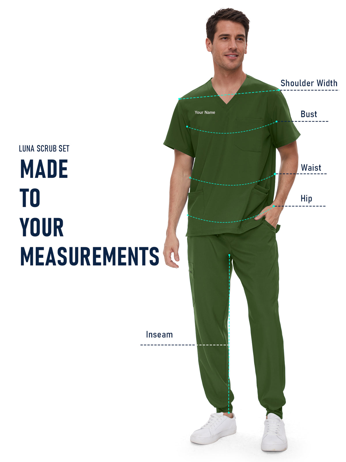 Lunar Made-to-Measure Jogger Scrub Set Package